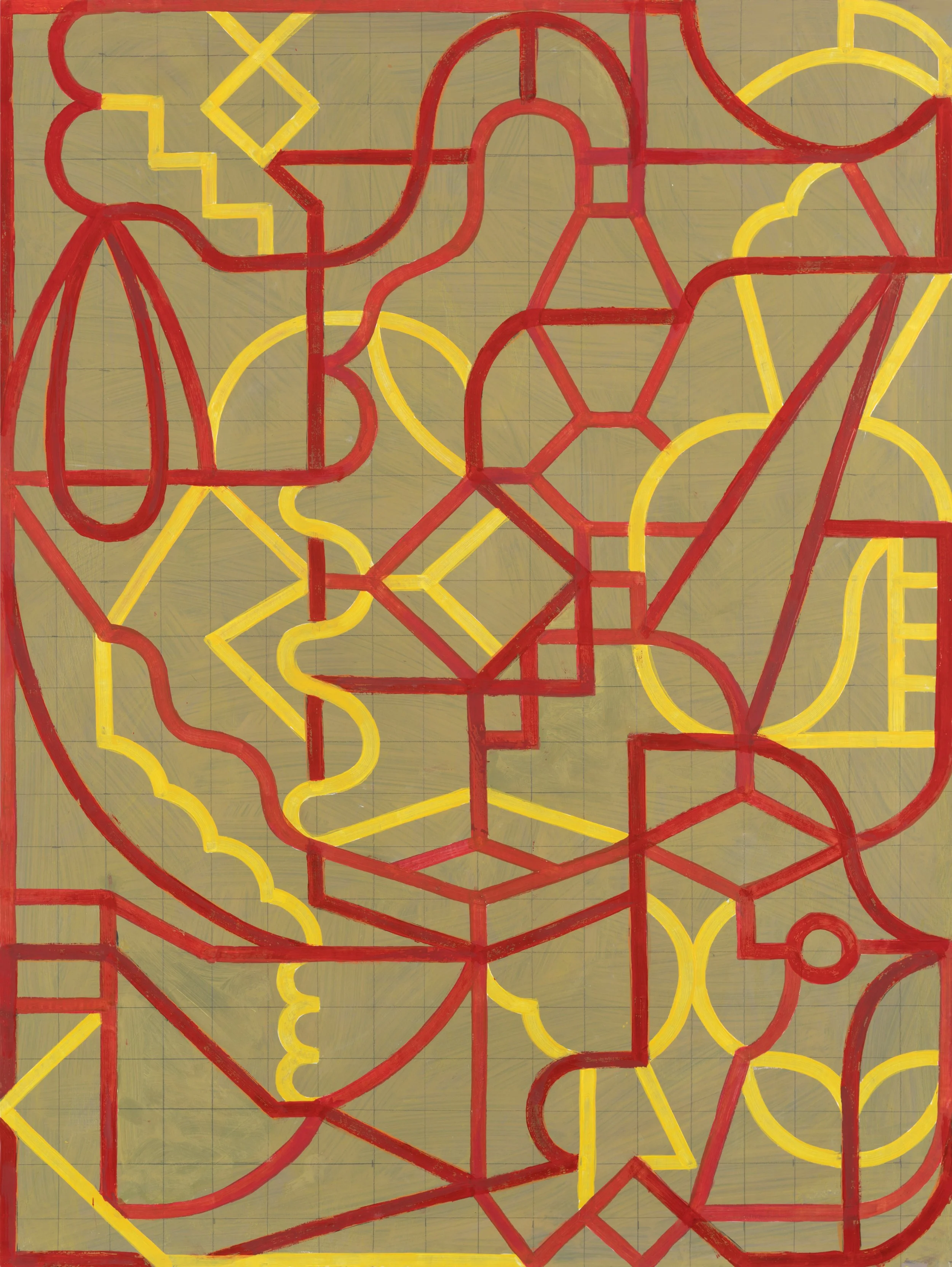 Sin título, 2020, Mixta sobre papel, 120 x 90 cm