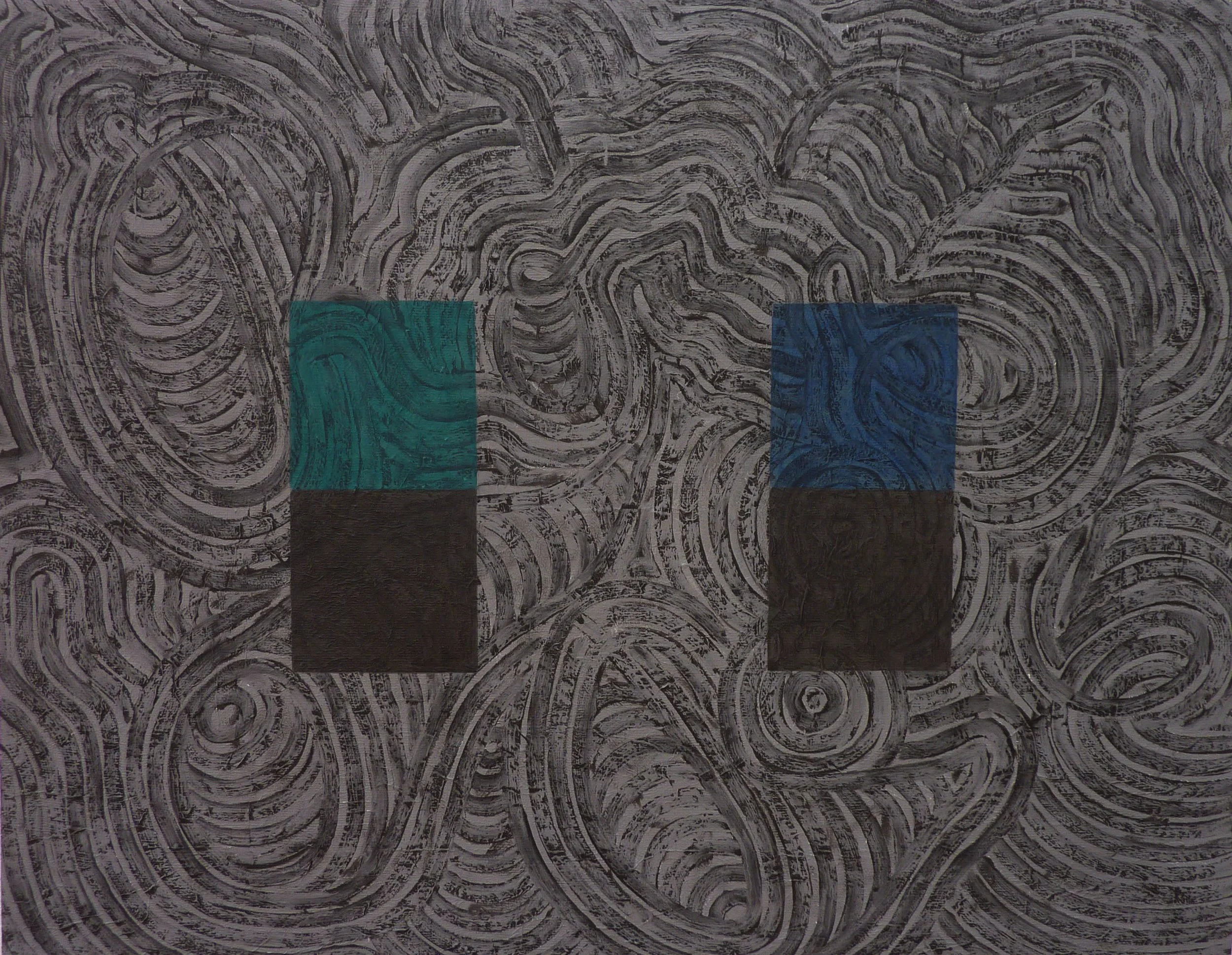Sin título, 2005, Mixta sobre tela, 114 x 146 cm