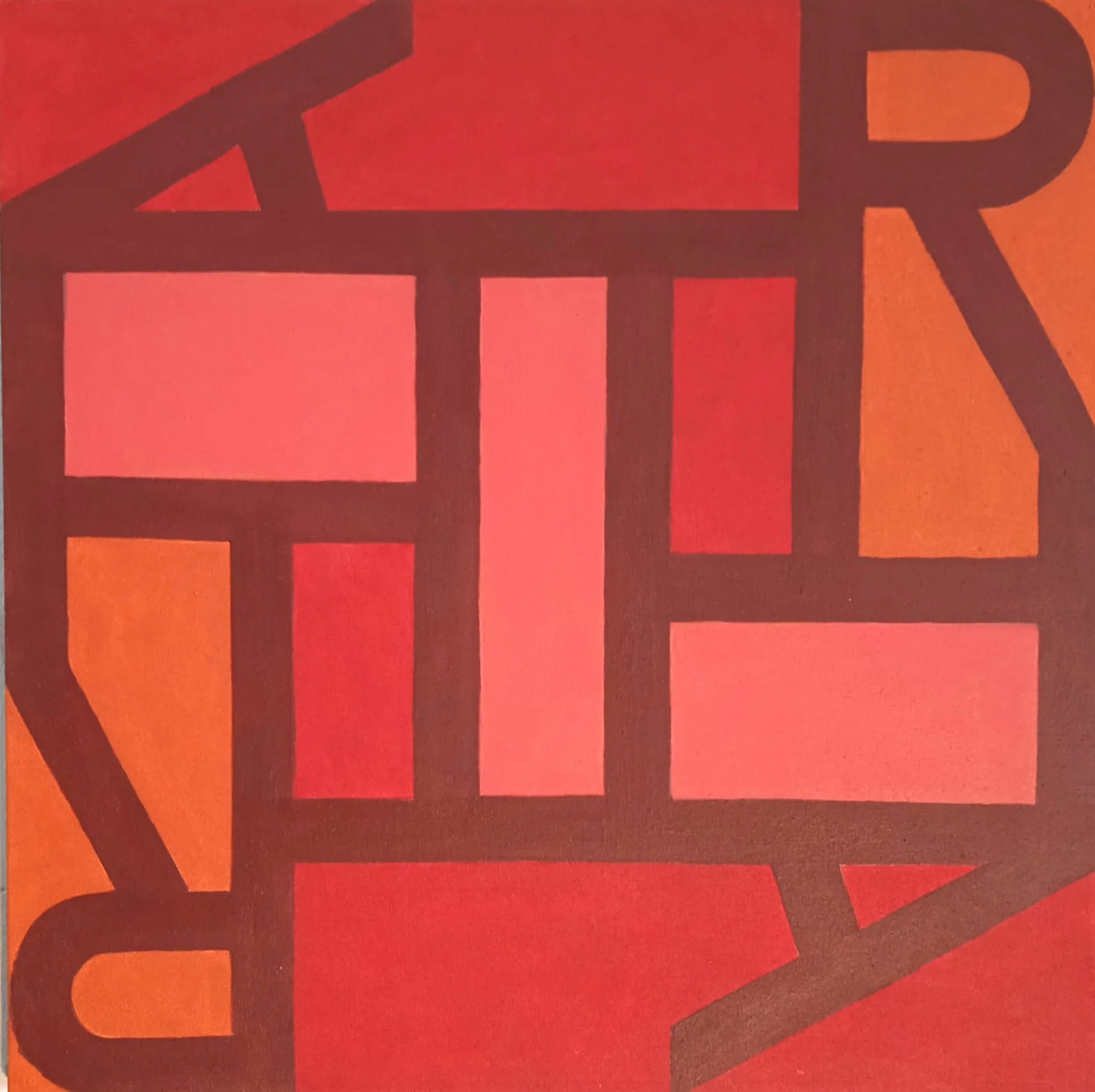 10 - Serie B, 2024, Acrílico sobre tela, 60 x 60 cm