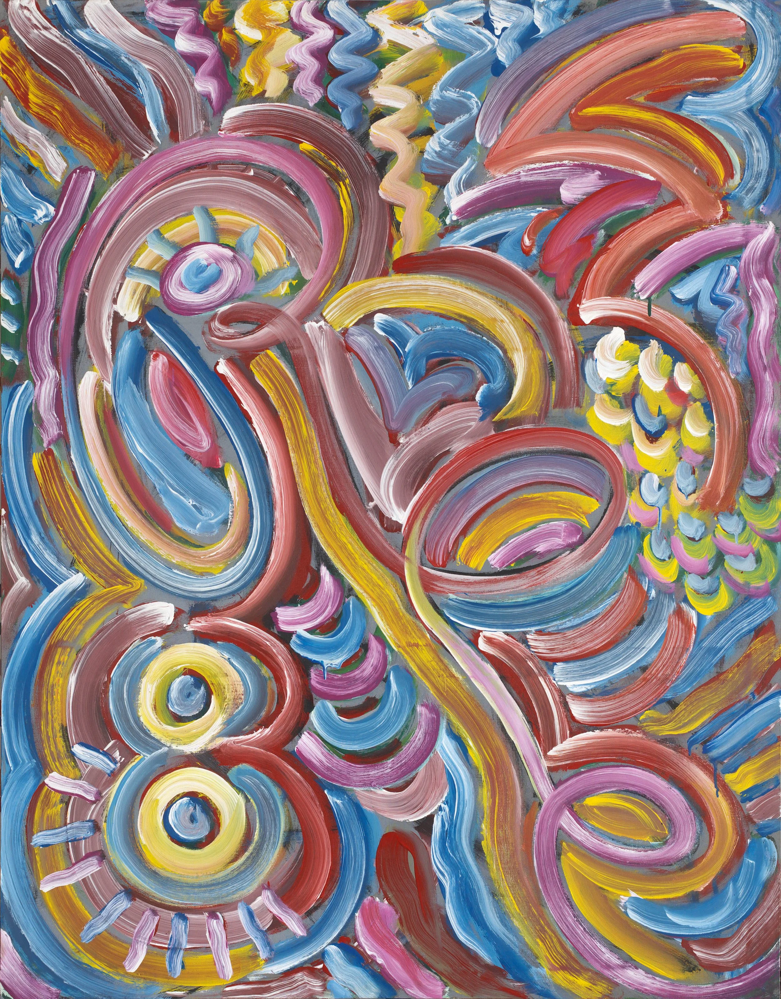 s/n, 1989, Mixta sobre tela, 146 x 114 cm