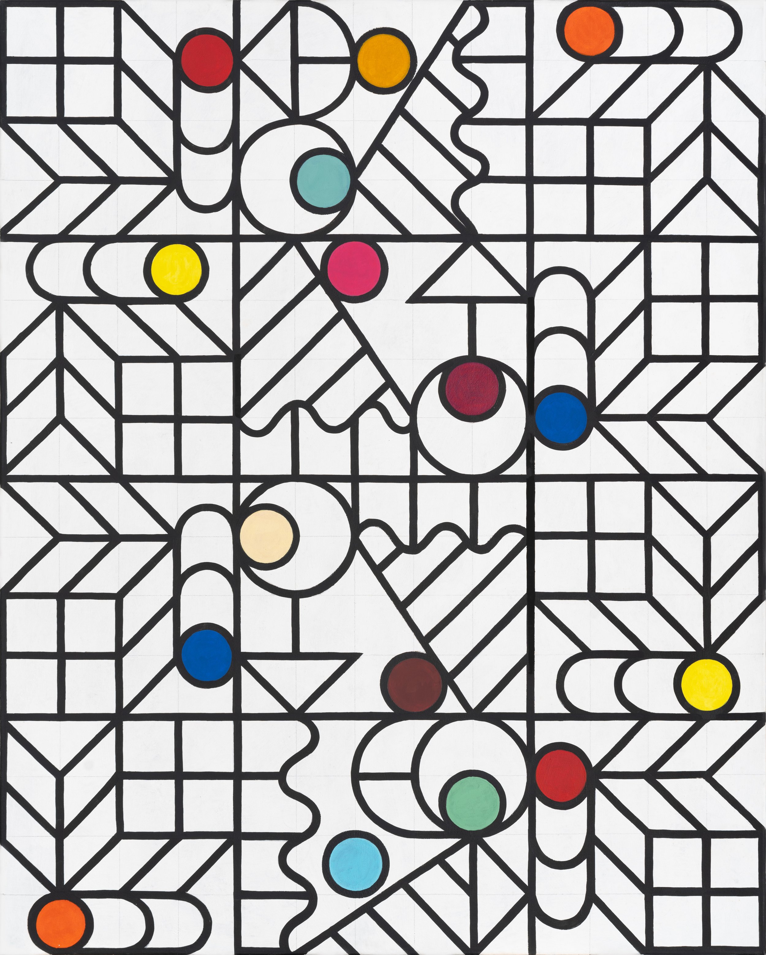 B.N.C.C.117, 2011, Mixta sobre tela, 162 x 130 cm