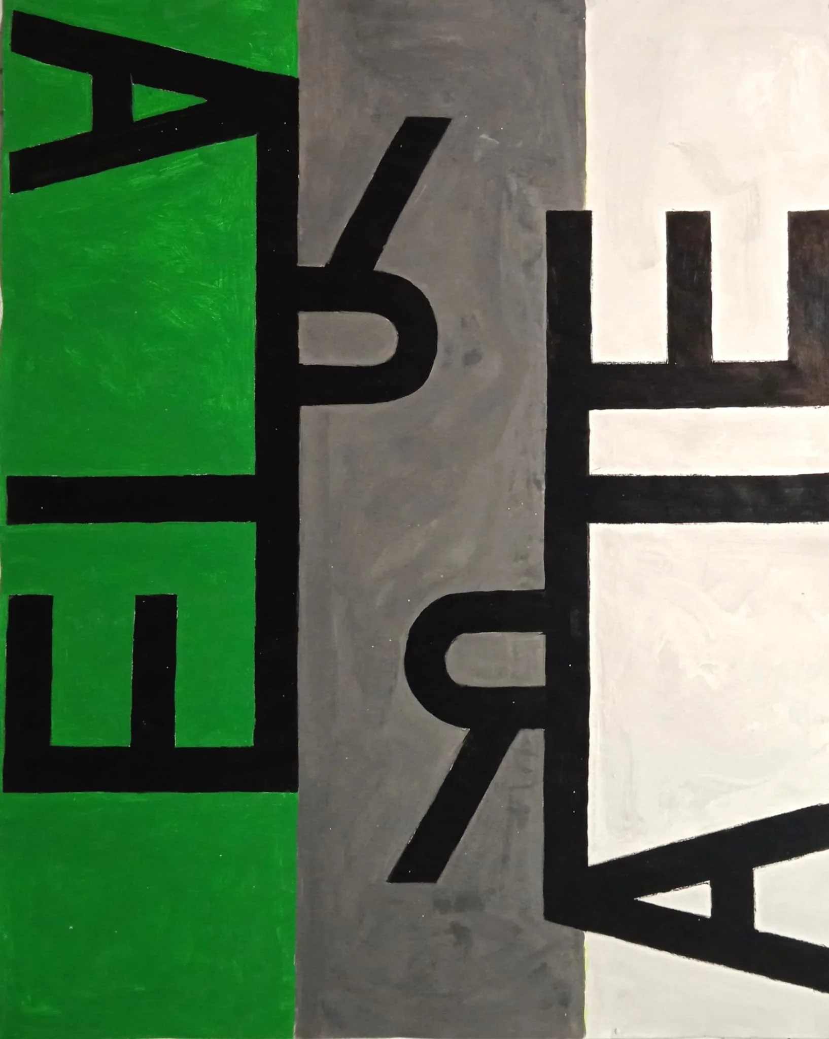 5 - Serie A, 2020, Acrílico sobre papel, 110 x 80 cm