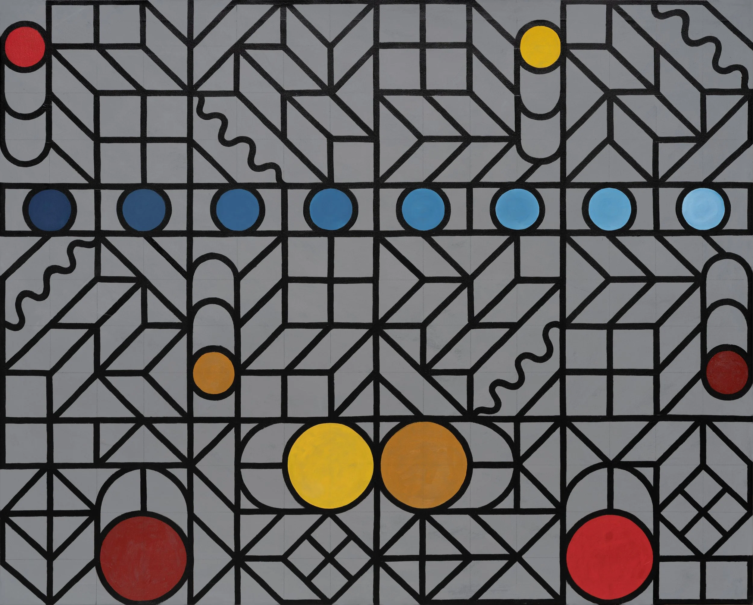 1G.N.C.C. 4314, 2015, Mixta sobre tela, 130 x 162 cm