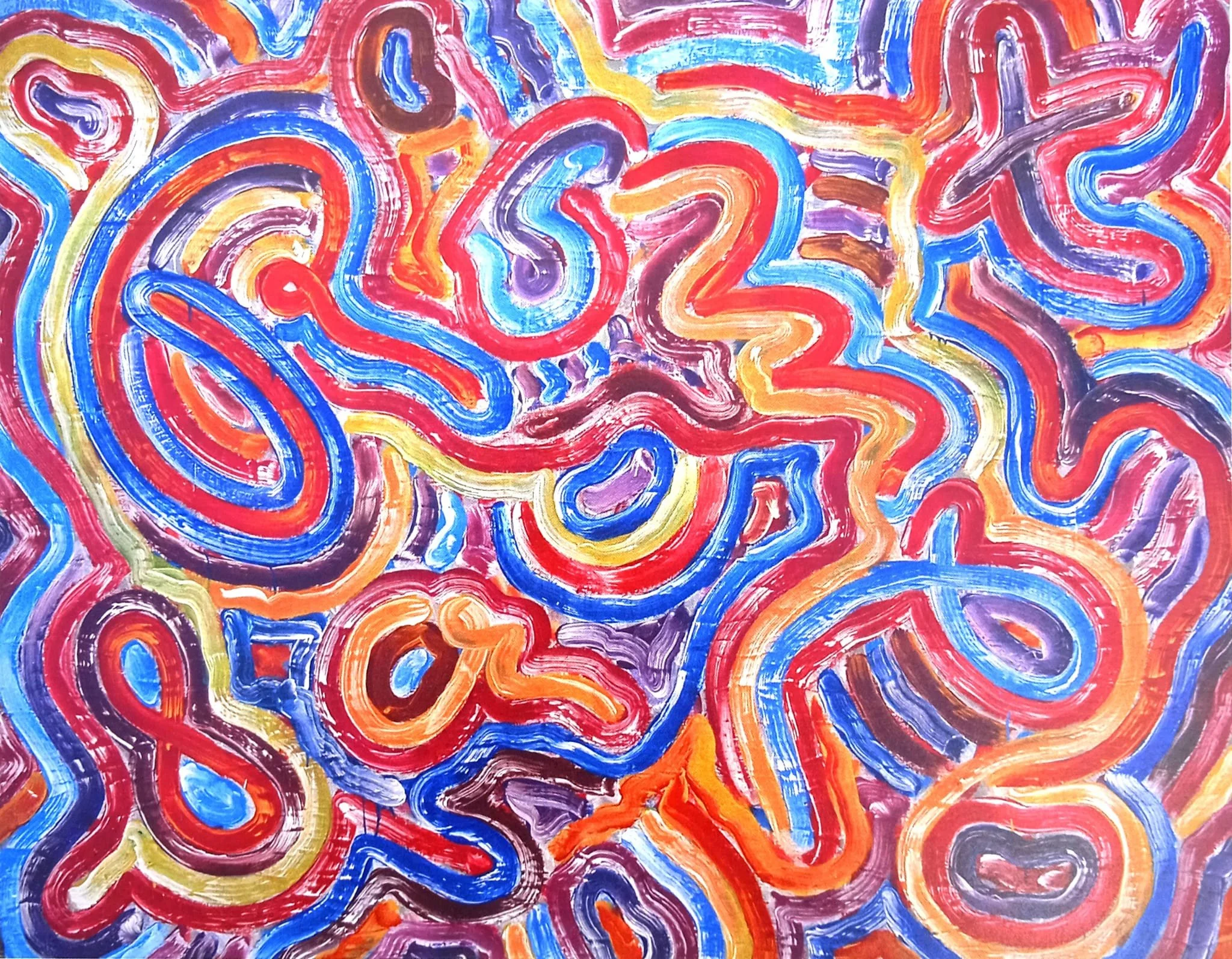 Sin título, 1999, Mixta sobre tela, 160 x 200 cm