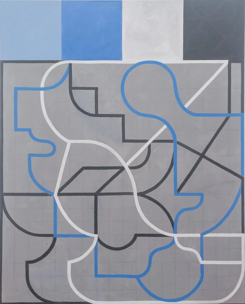 Sin título, 2023, Mixta sobre tela, 146 x 130 cm