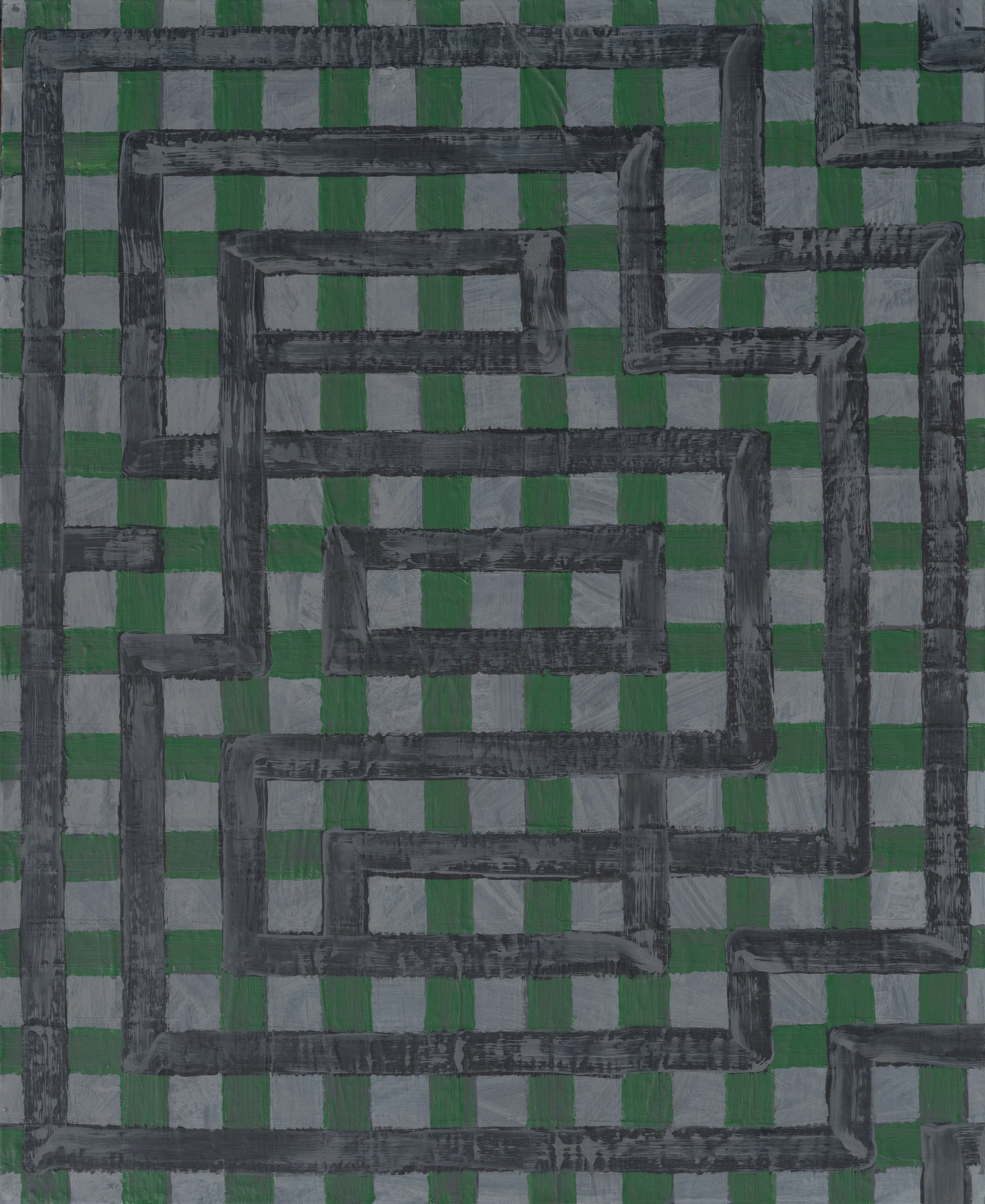 Nº 272, 2000, Mixta sobre tela, 100 x 81 cm