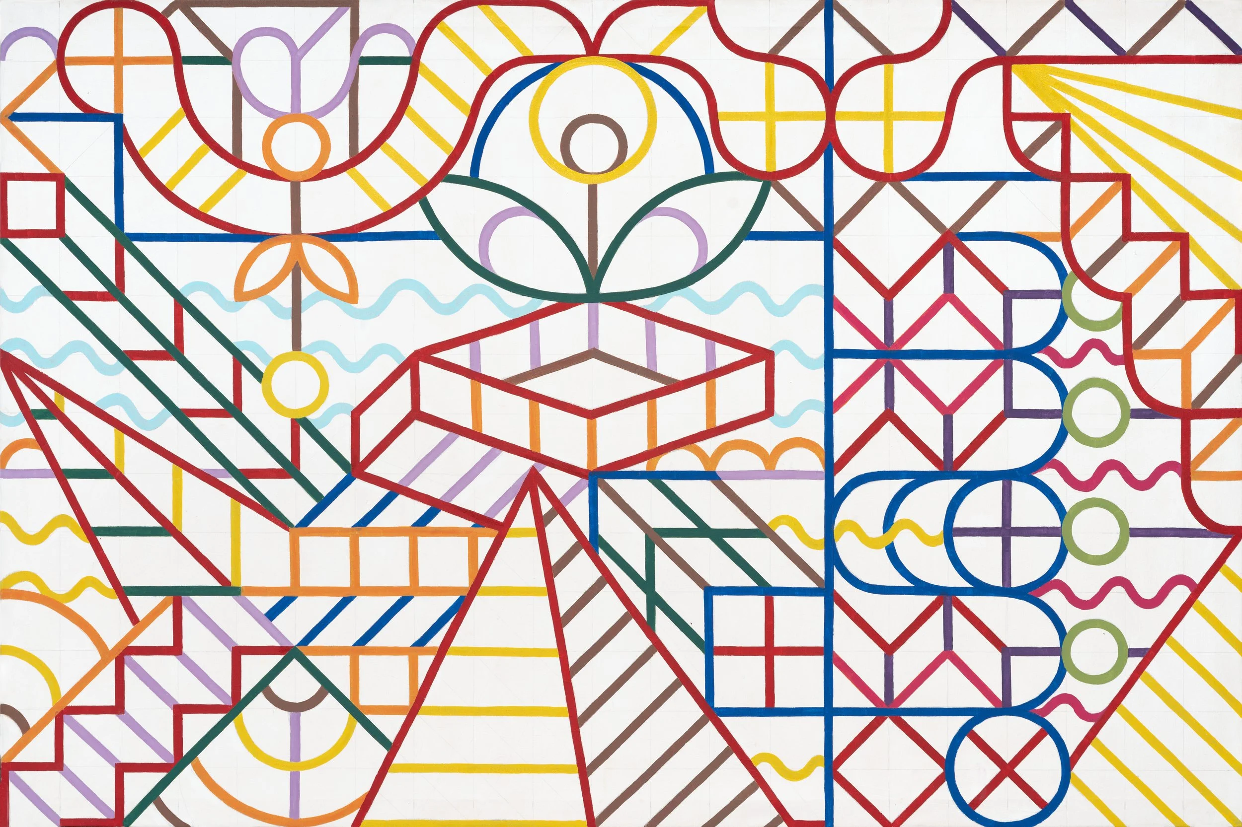 B.L.C.140, 2014, Mixta sobre tela, 130 x 195 cm