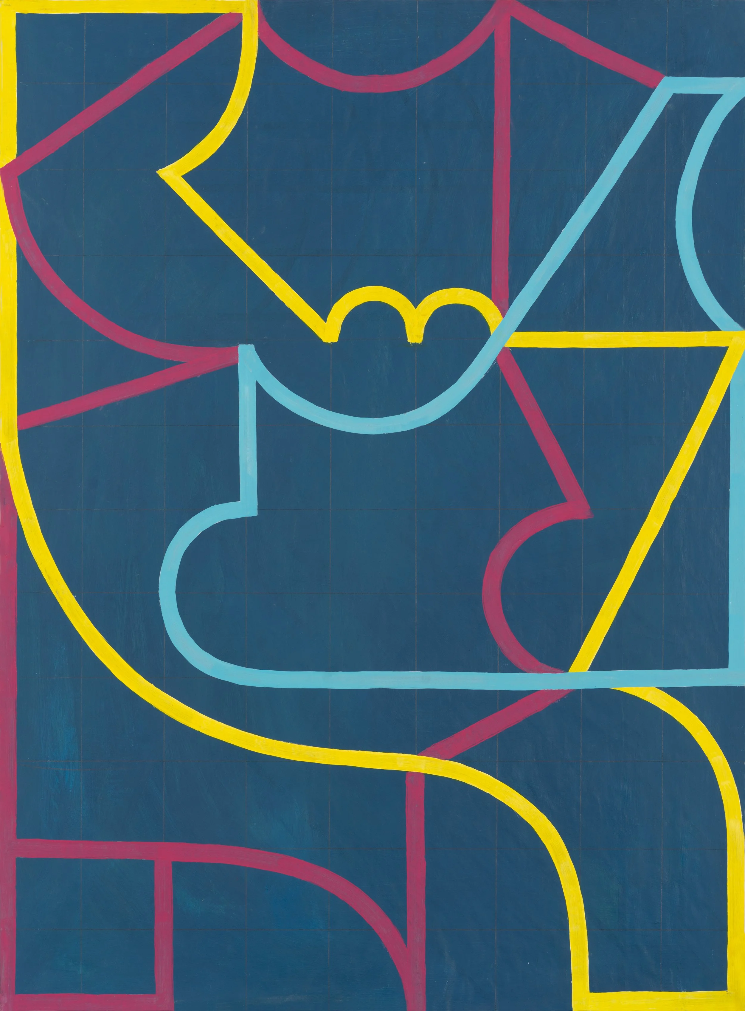 Sin título, 2020, Mixta sobre papel, 120 x 90 cm