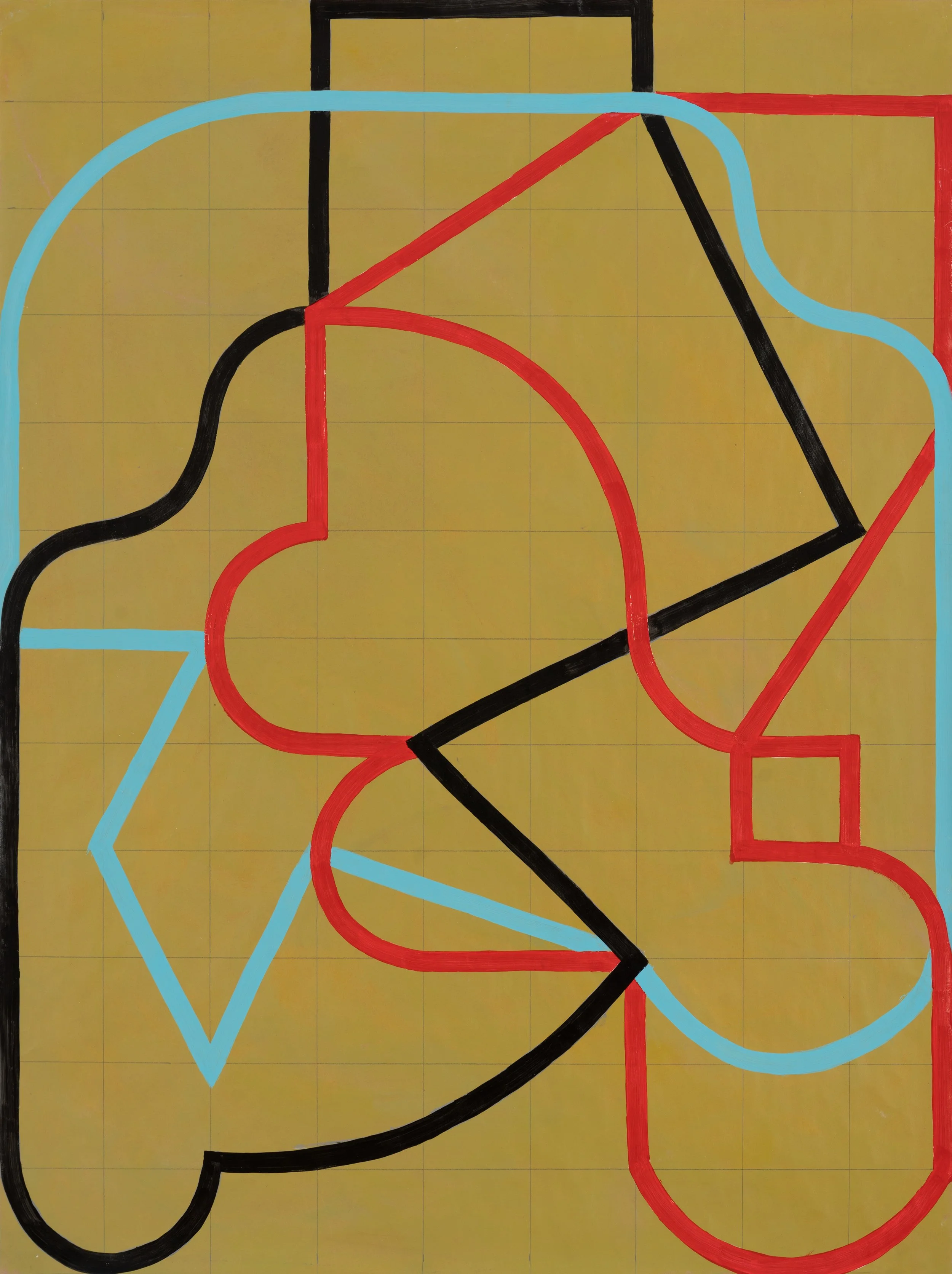 Sin título, 2020, Mixta sobre papel, 120 x 90 cm