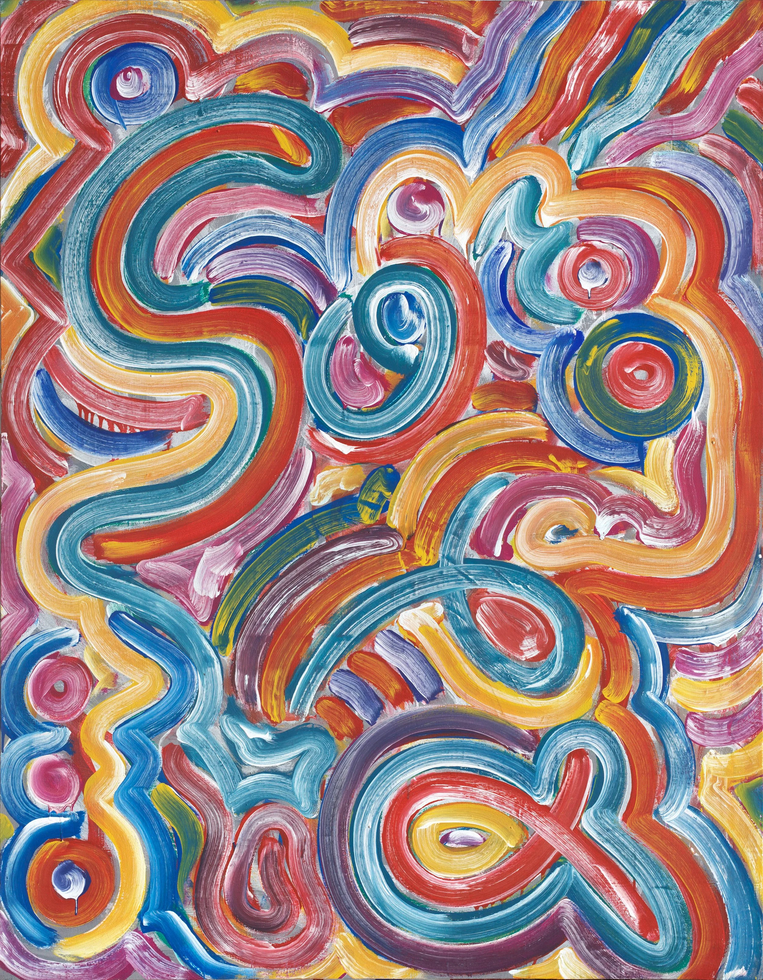 Nº 0, 1999, Mixta sobre tela, 146 x 114 cm