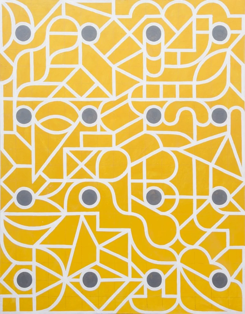 Sin título C4, 2022, Mixta sobre tela, 146 x 114 cm