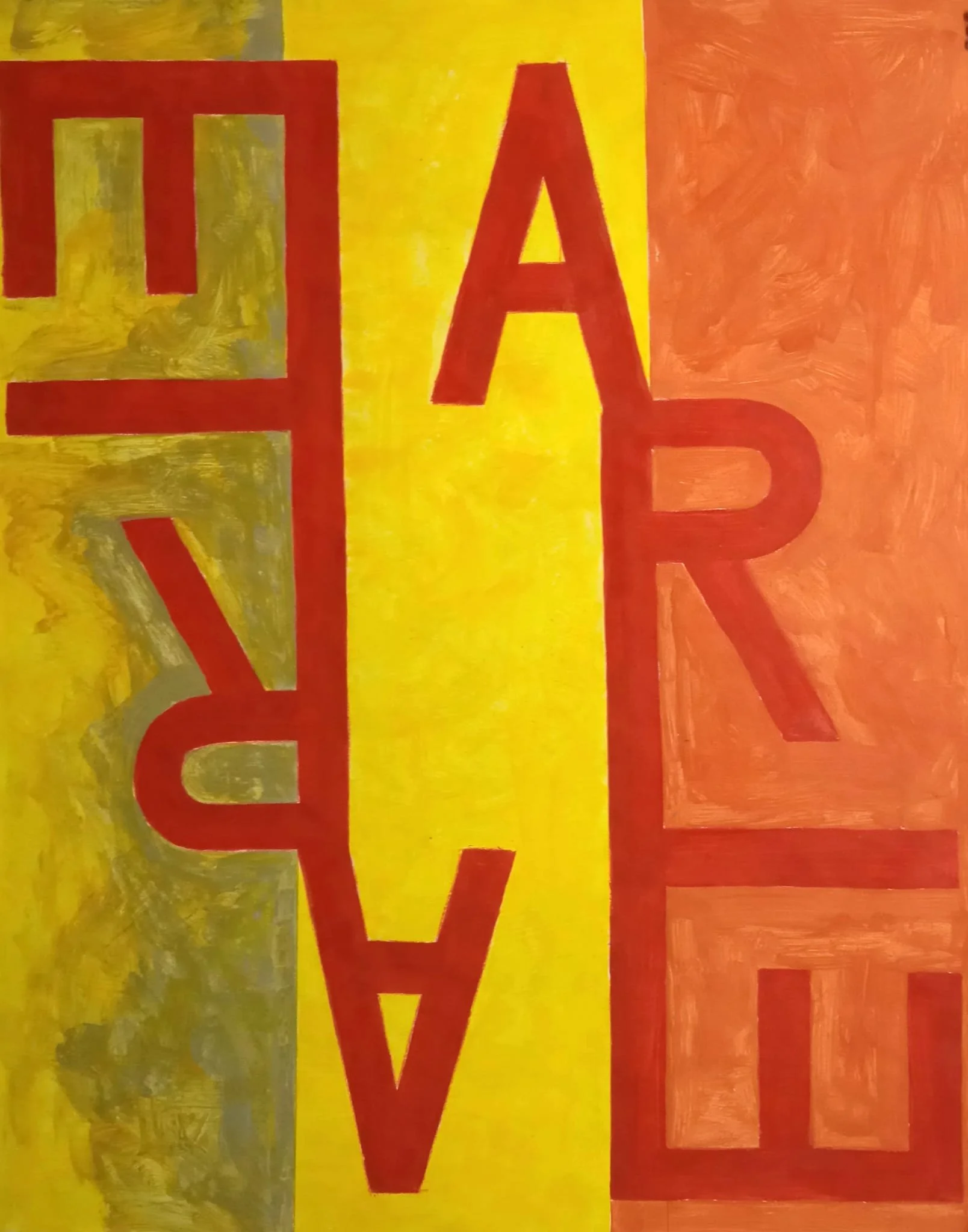 1 - Serie A, 2020, Acrílico sobre papel, 110 x 80 cm