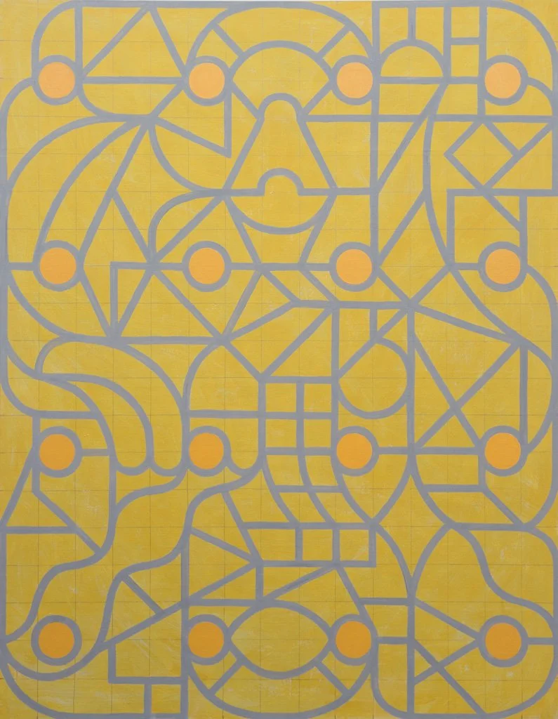 Sin título C3, 2022, Mixta sobre tela, 146 x 114 cm