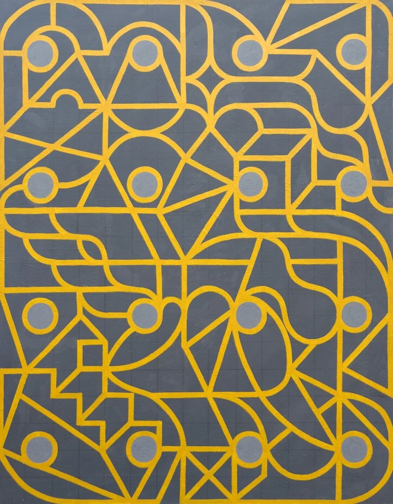 Sin título C2, 2022, Mixta sobre tela, 146 x 114 cm