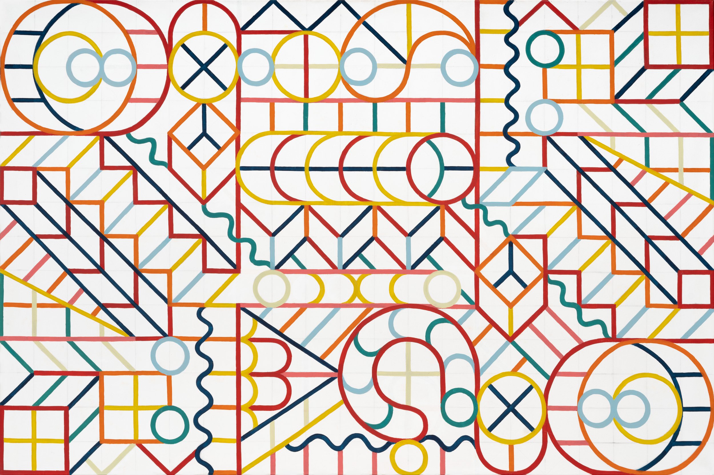 B.L.C.210, 2012, Mixta sobre tela, 130 x 195 cm