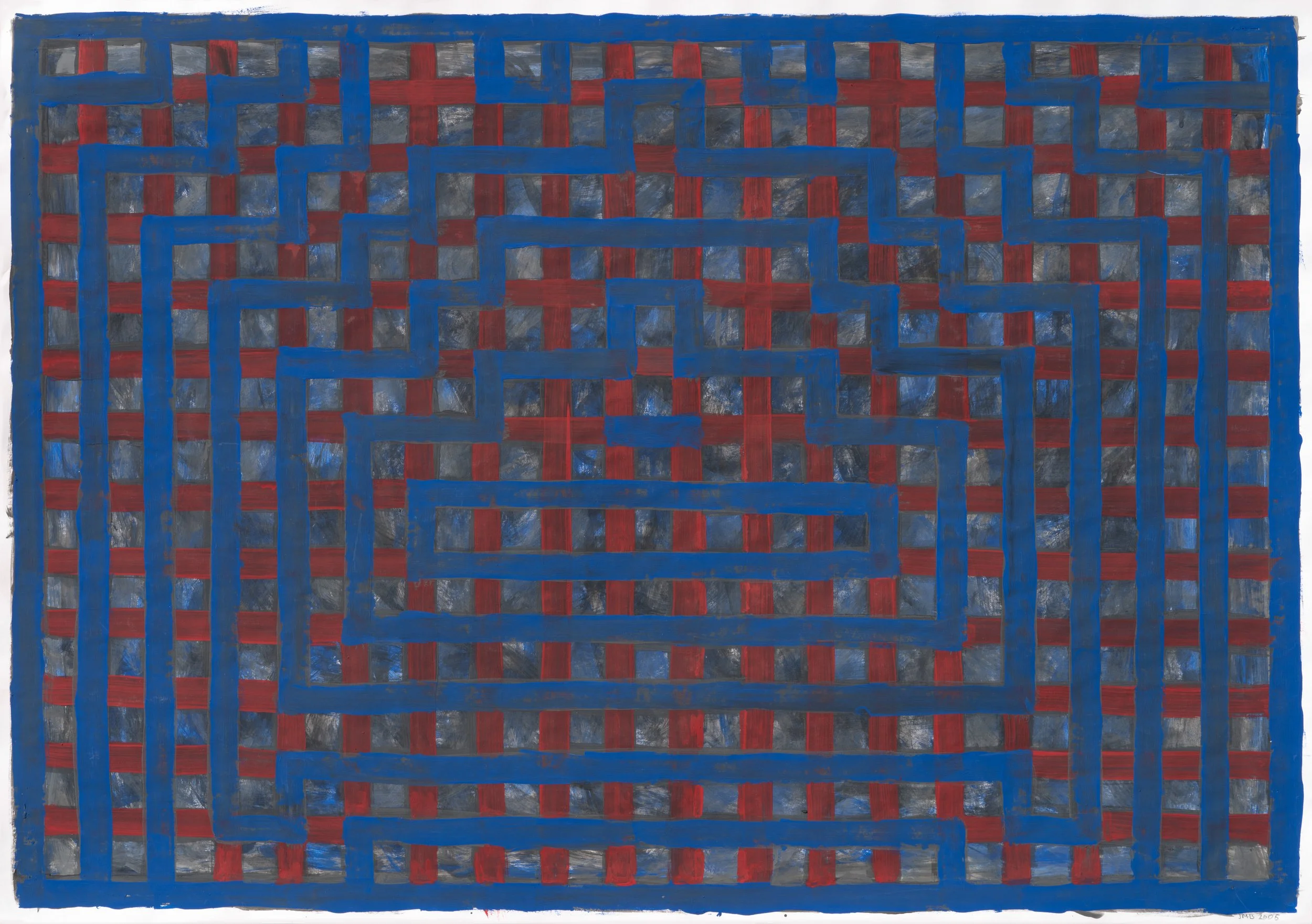 Sin titulo 3, 2005, Mixta sobre papel, 70 x 99 cm