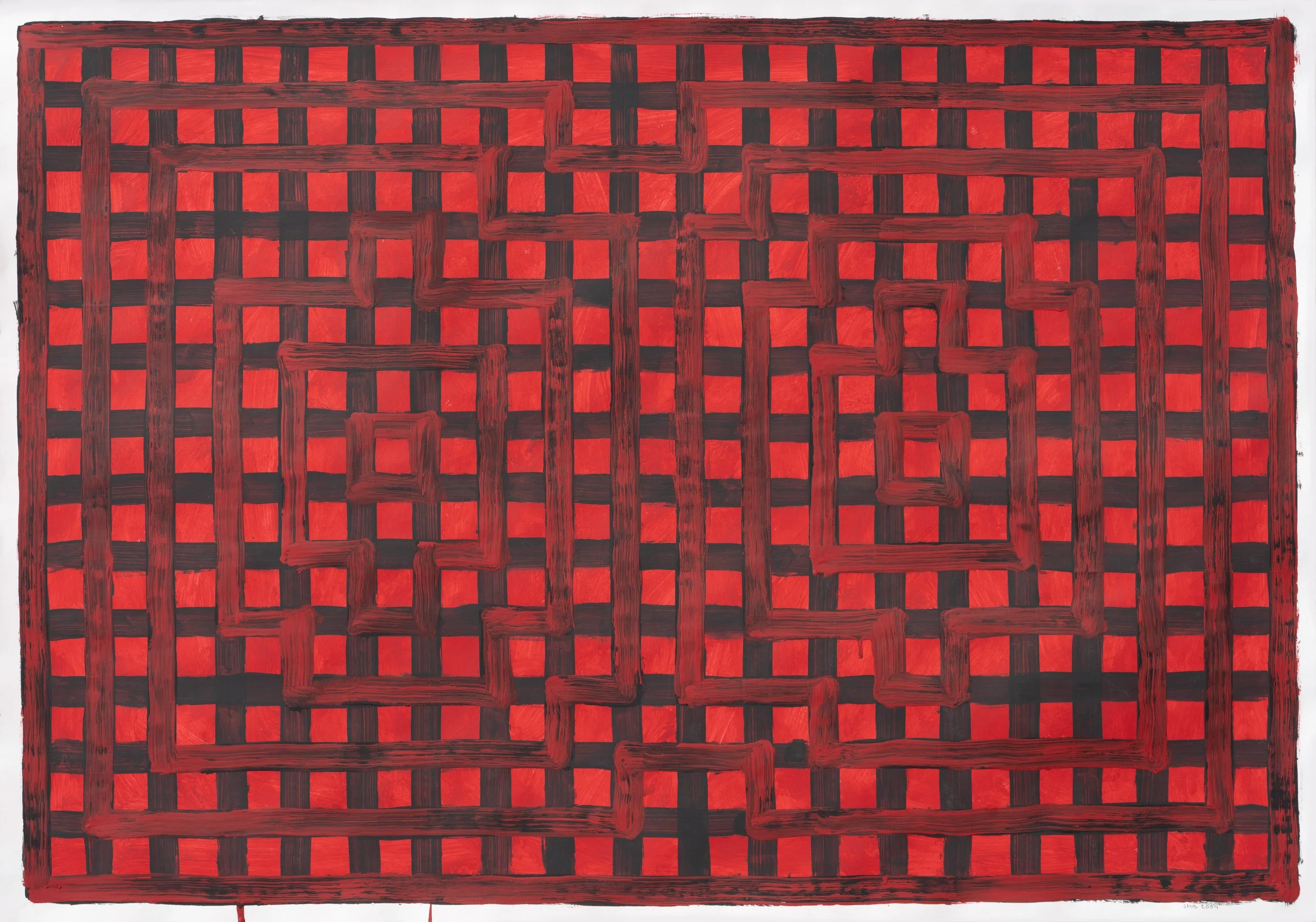 Sin titulo 1, 2005, Mixta sobre papel, 70 x 99 cm