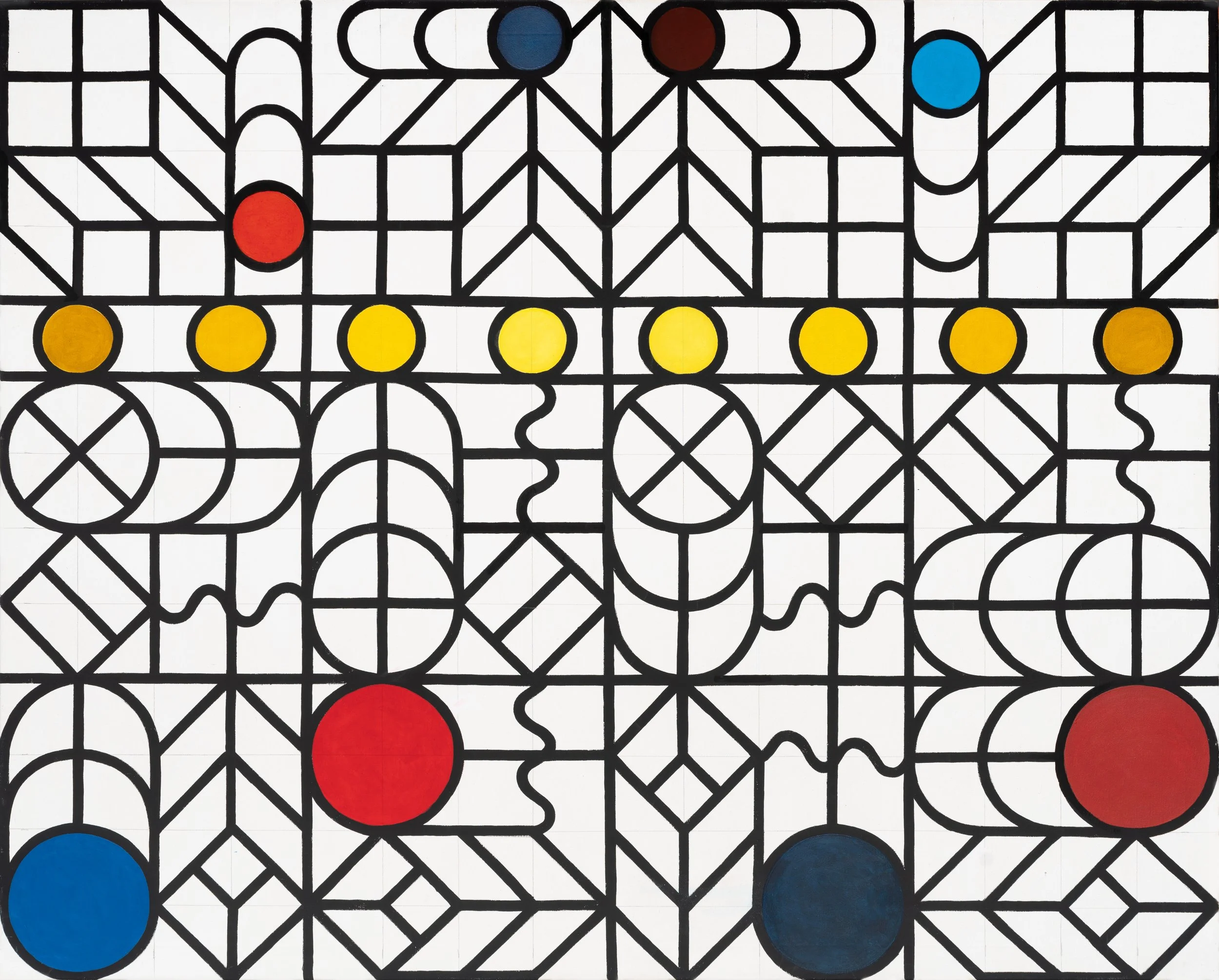 B.N.C.C. 4124. 4314, 2015, Mixta sobre tela, 130 x 162 cm