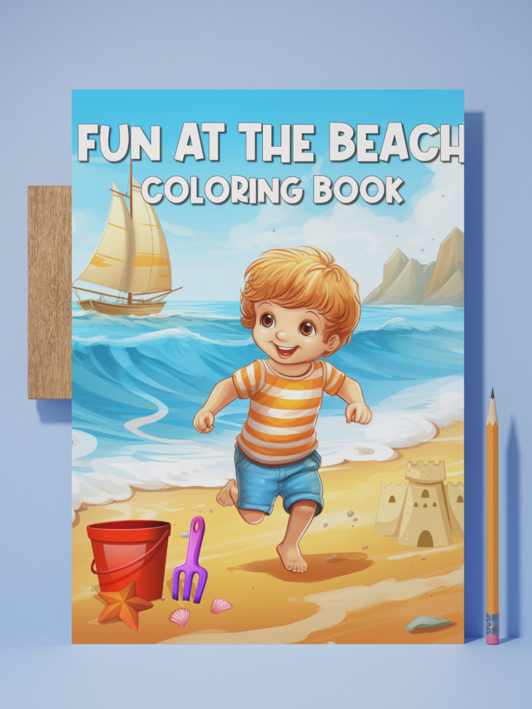 Fun At The Beach Coloring Book