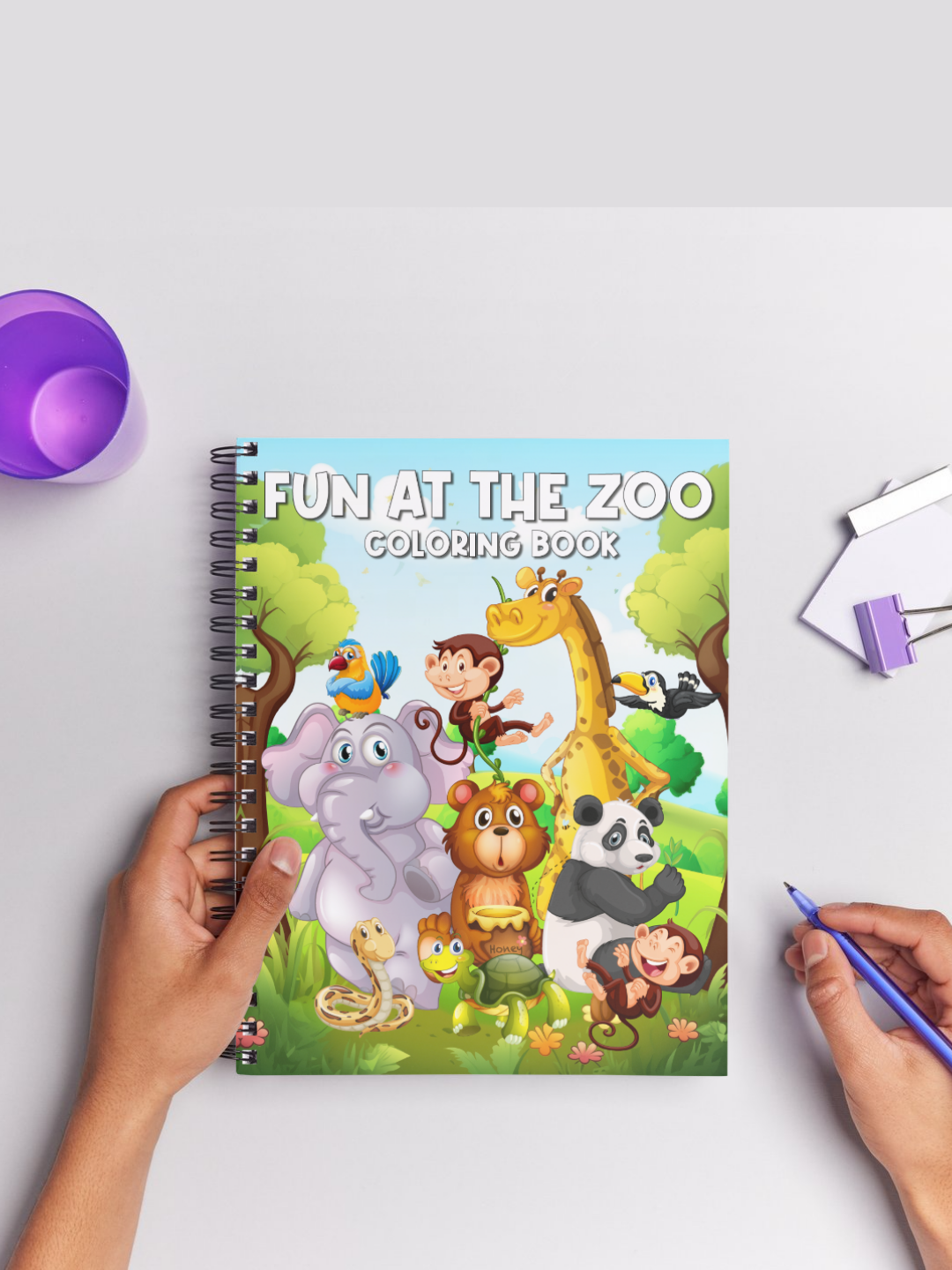 Fun at the Zoo Coloring Book