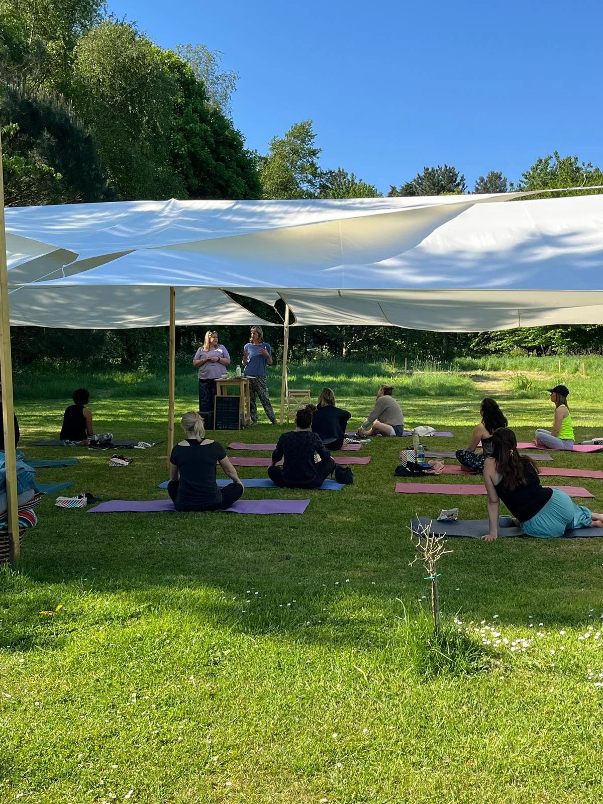 With willo Cambridge retreat yoga and breathwork