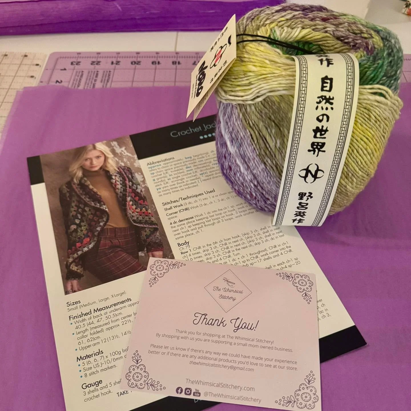 Thanks for your order Renata!  We hope you enjoy it! #TheWhimsicalStitchery #yarnaddict #yarnlove #YarnLovers #noro #noroyarn