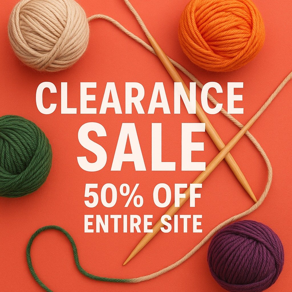 CLEARANCE SALE! 
Entire site 50% off with code "Fifty" at checkout!!!!!!!!