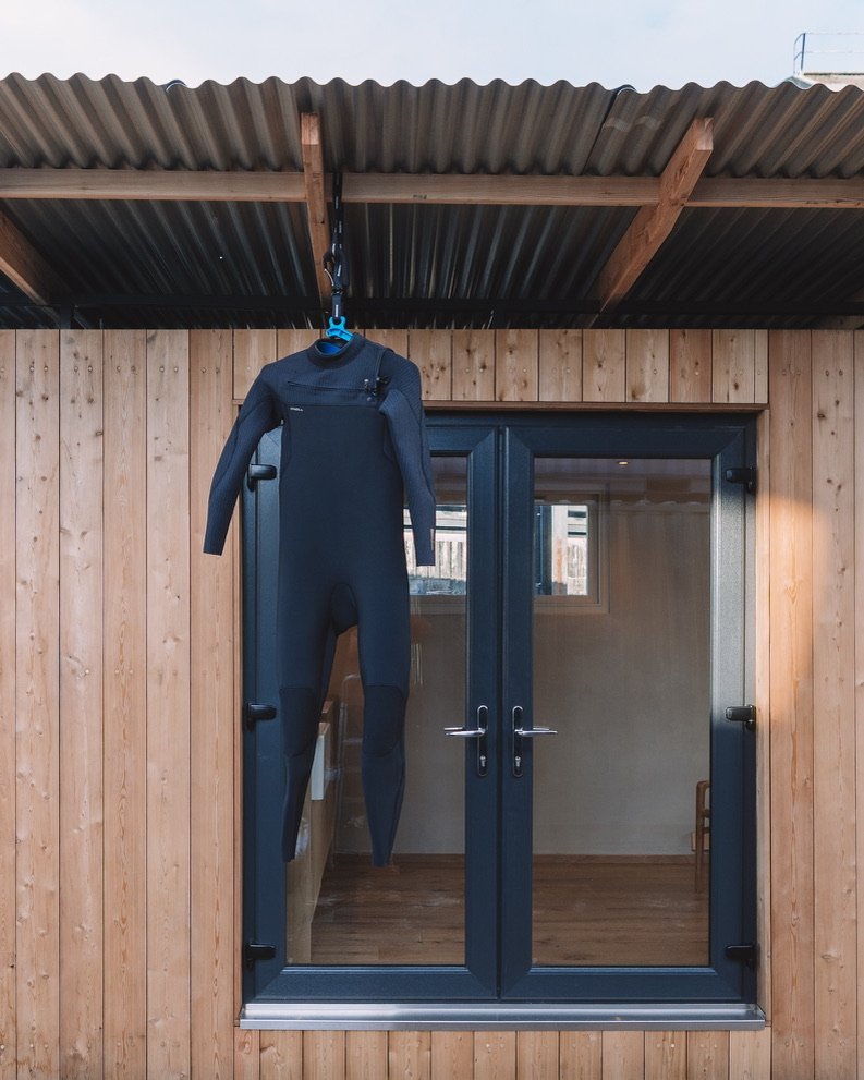 Clad in locally sourced Larch and designed to blend seamlessly into their environment.