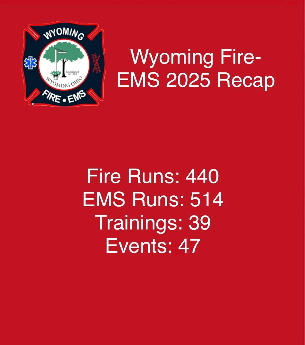 It&rsquo;s always good to take a look back and remember the good work that&rsquo;s been done throughout the year. 

We&rsquo;re looking forward to serving our community in 2026! 

#wyomingfireems #volunteerfiredepartment