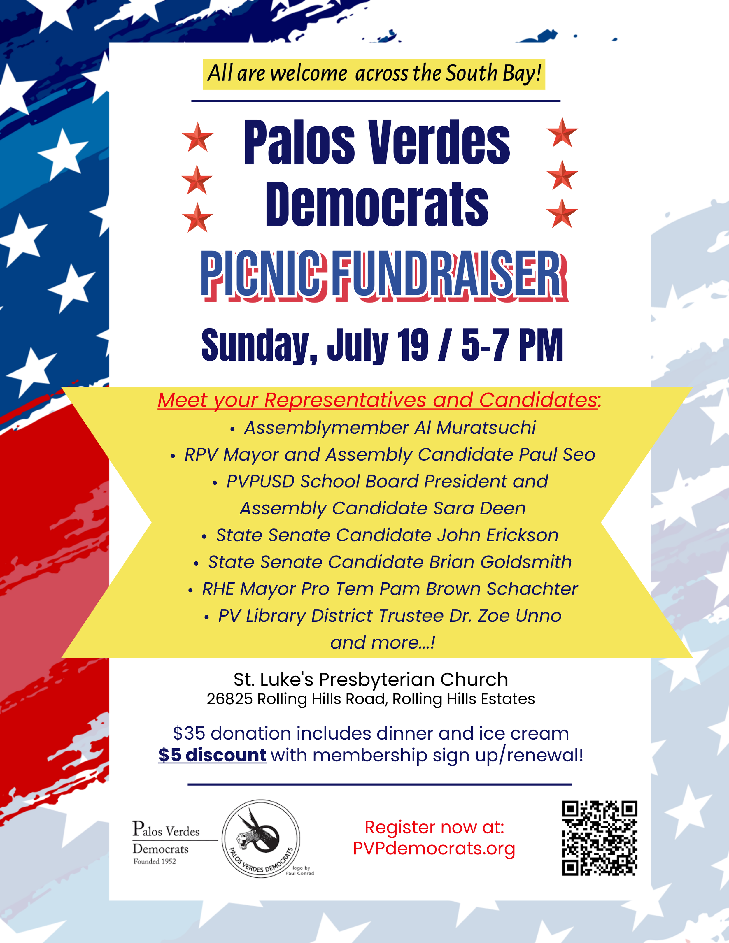 Palos Verdes Dems Summer Annual Picnic