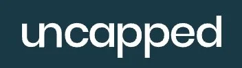 The word 'uncapped' in white lowercase letters on a dark background.