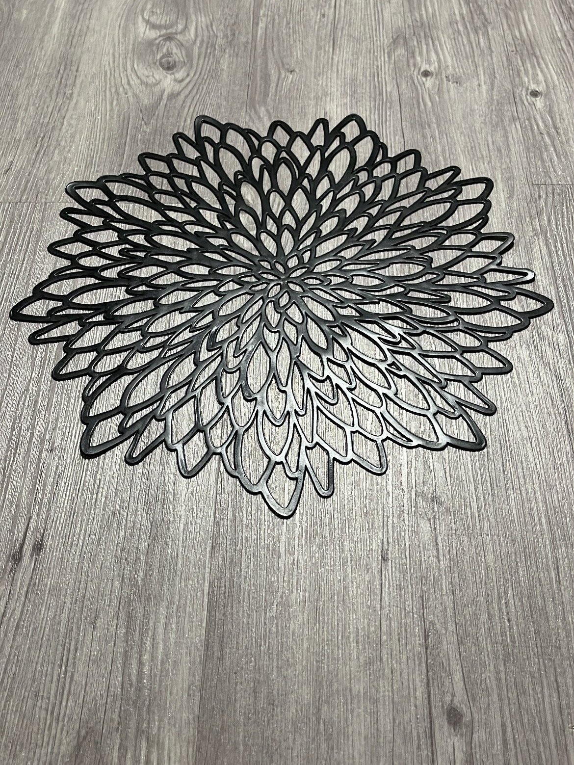 Tischset Schwarz