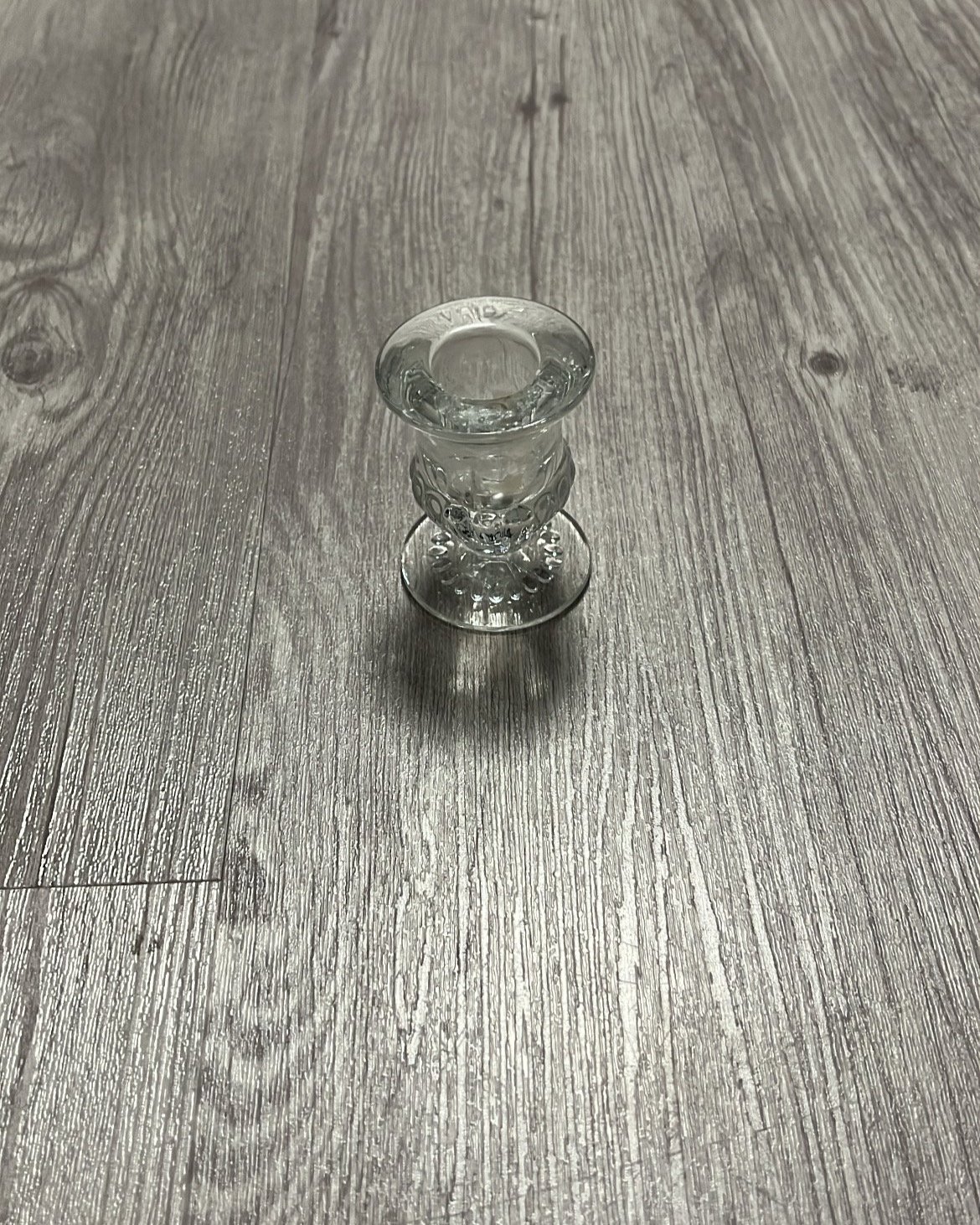Stabkerzenhalter Glas 4,8cm x 6,4cm