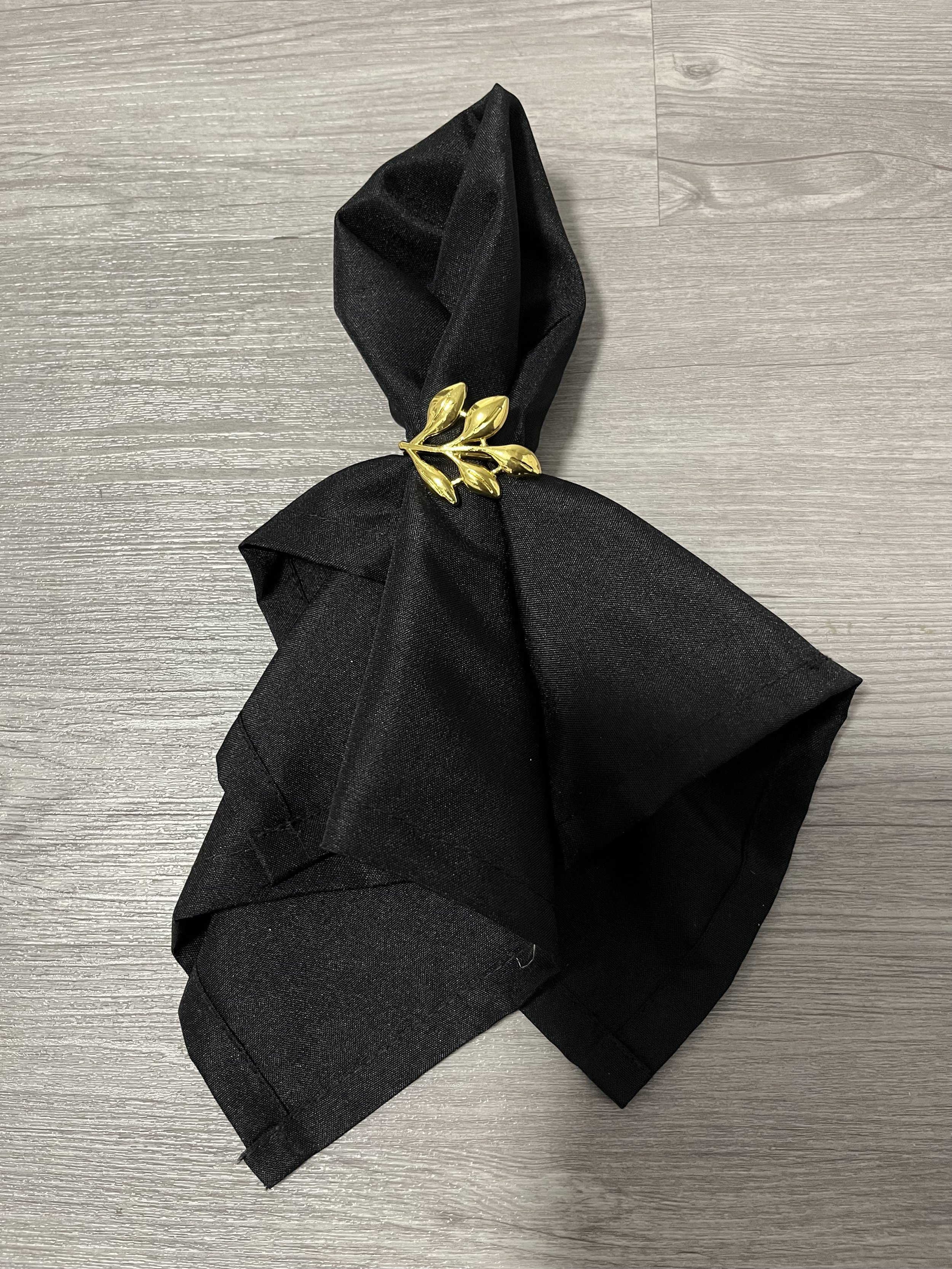 Serviettenring Blattform Gold