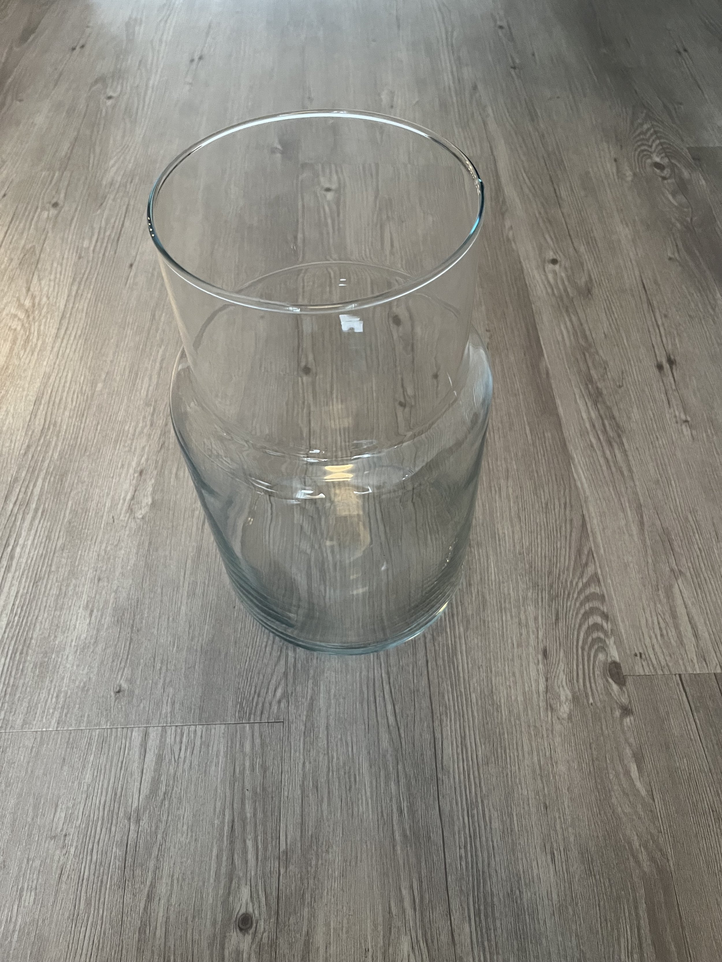 Glasvase groß 17cm x 30cm