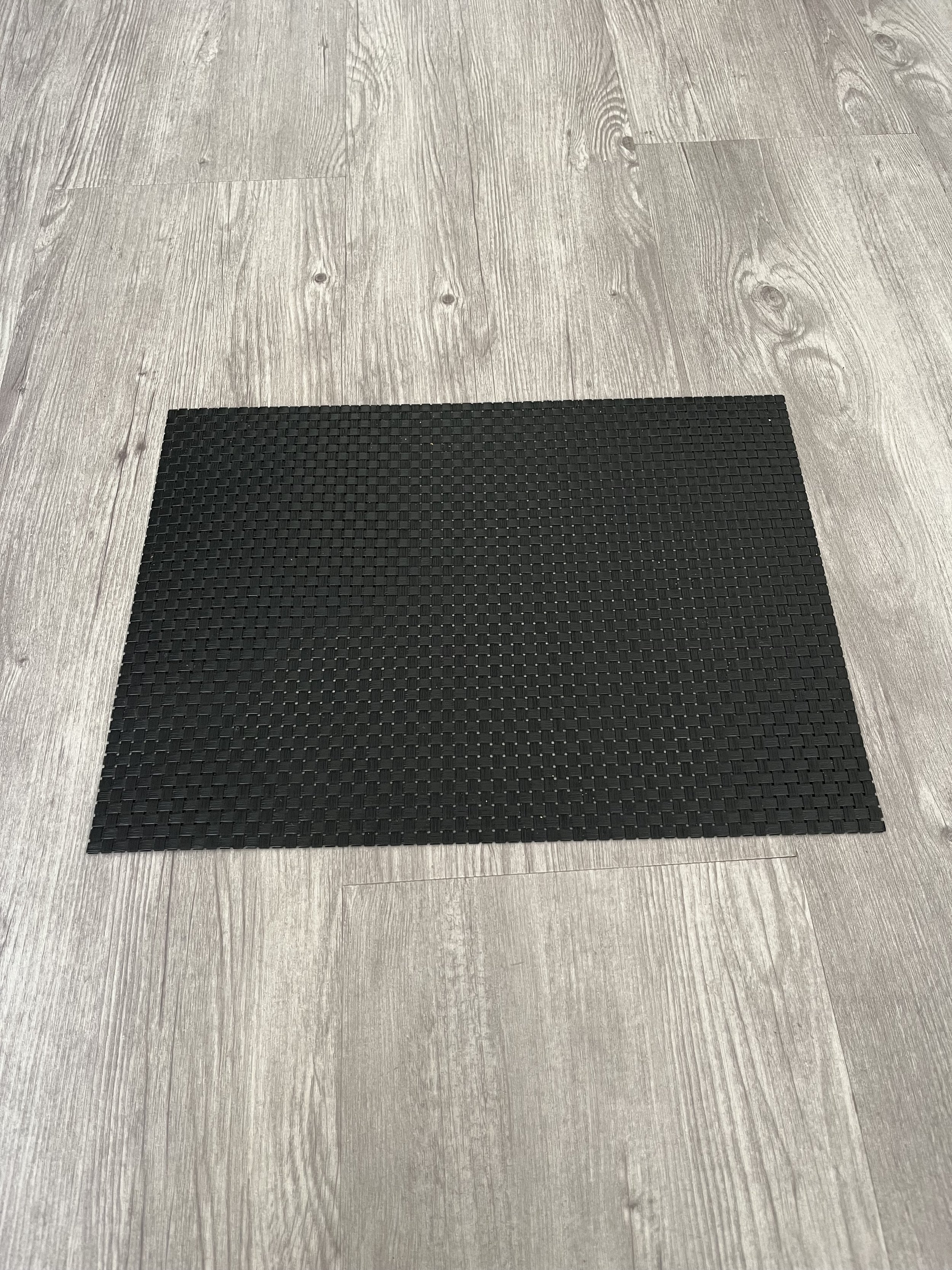 Tischset Schwarz