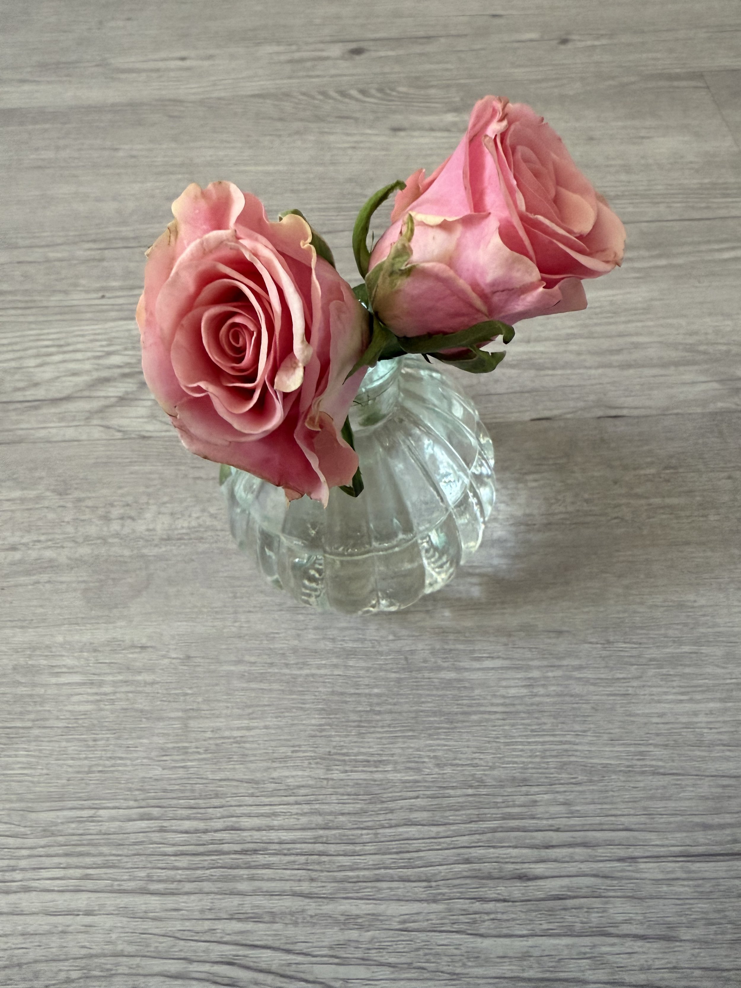 Kleine Vase oval