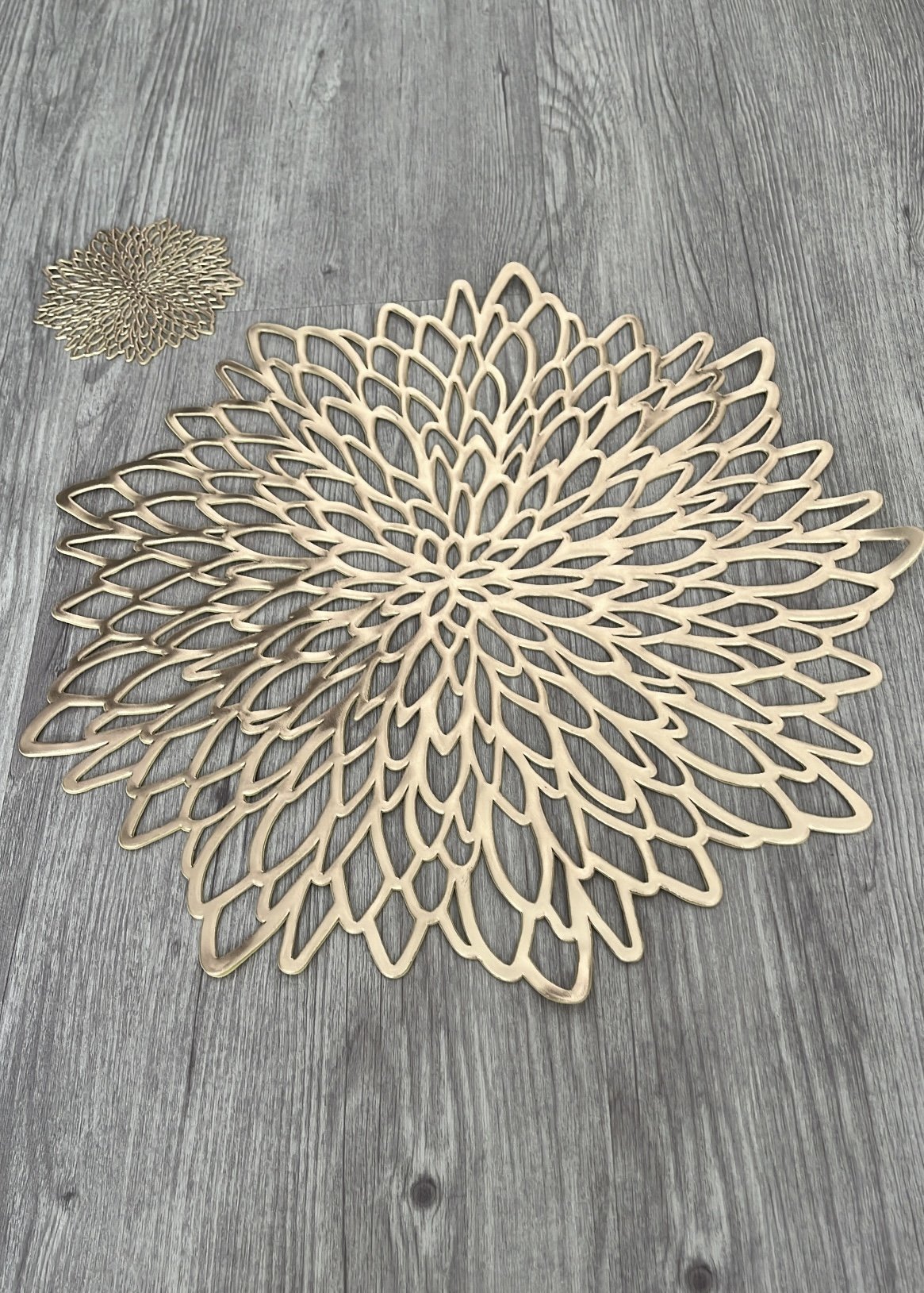 Tischset Gold
