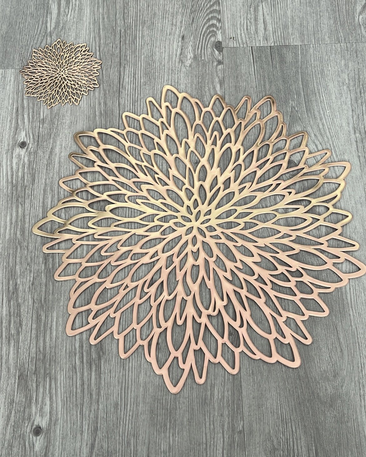 Tischset Roségold