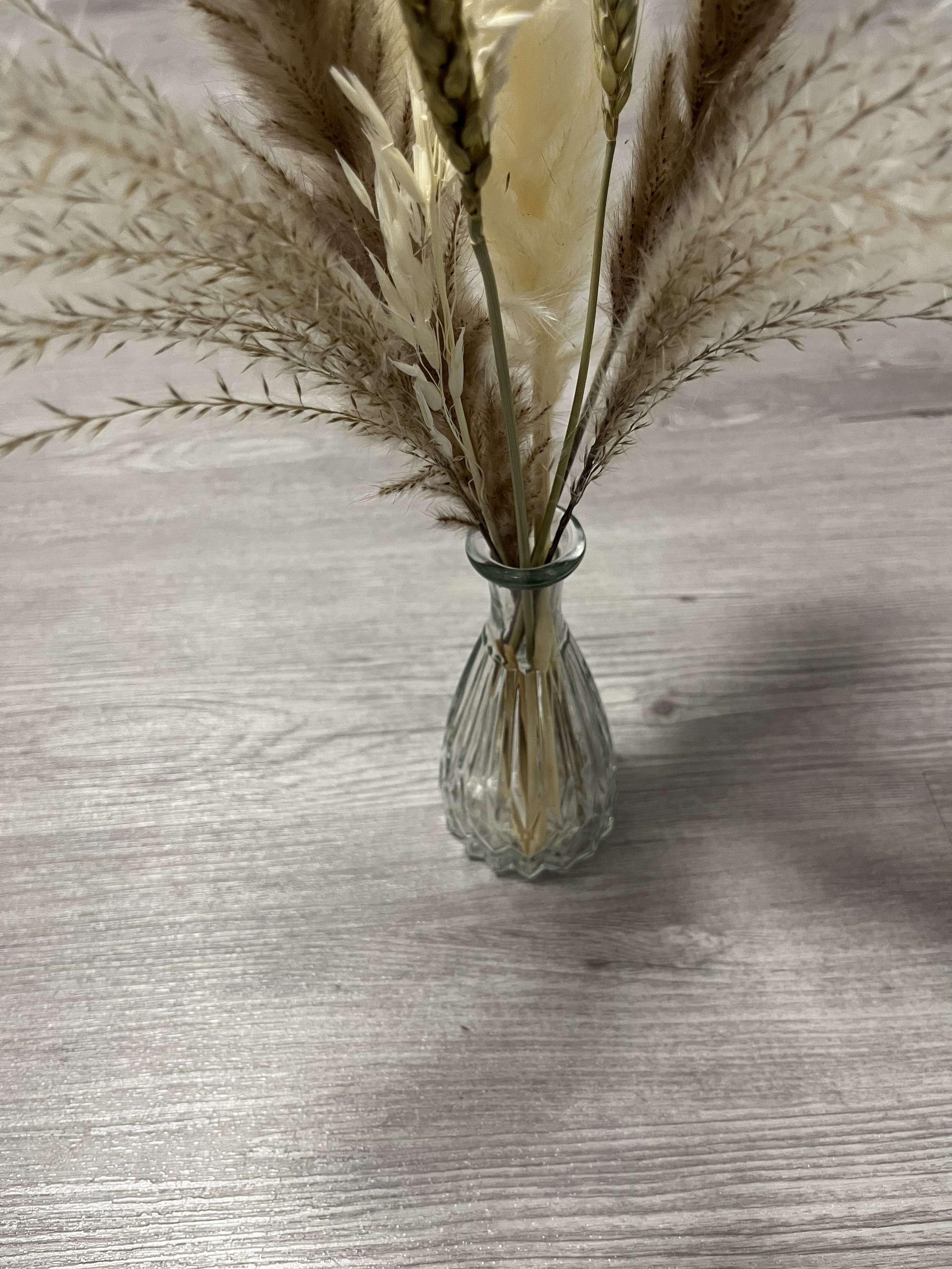 Glasvase klein 7cm x15cm