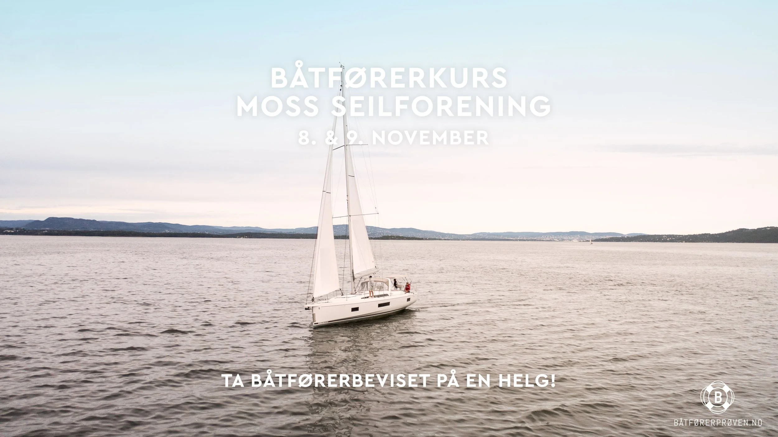 Ta båtførerprøven på Søly 8.-9. november!