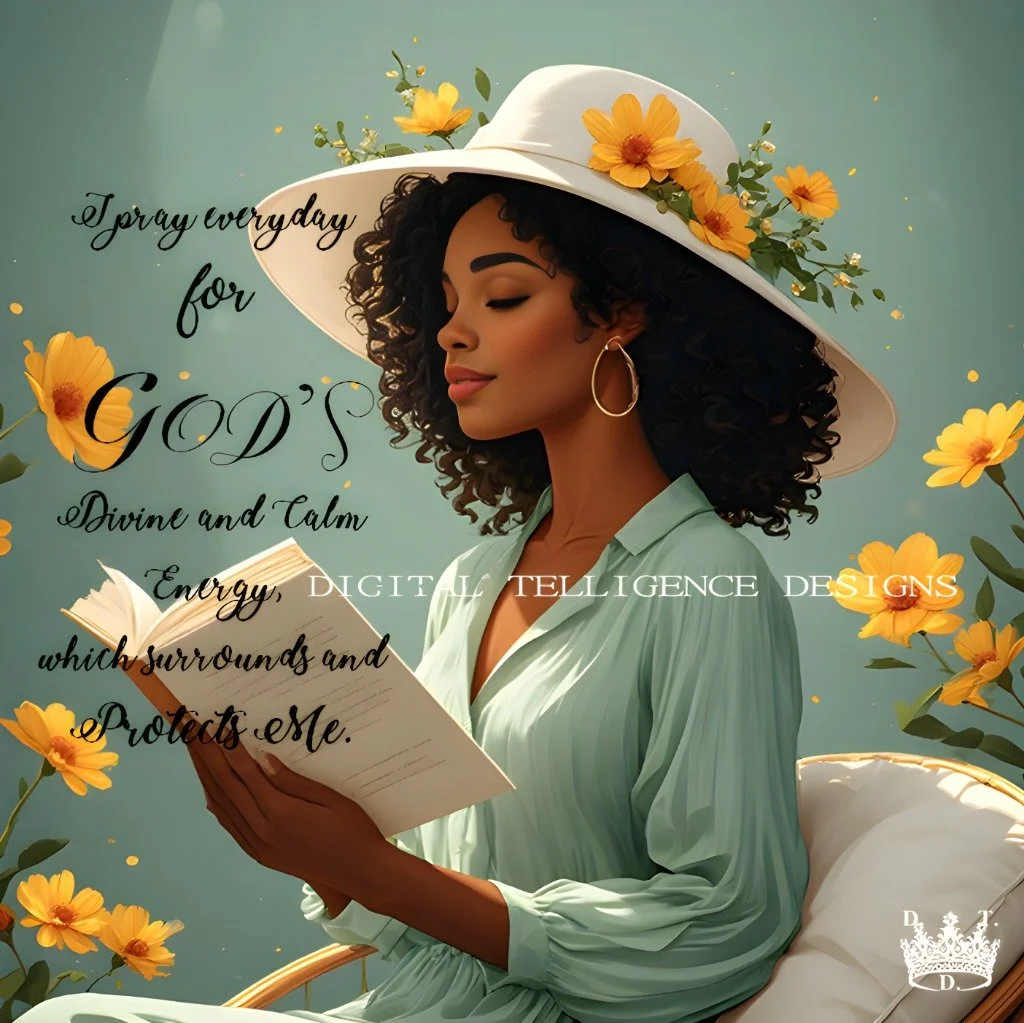 BLACK  GIRLS READING  IN THE SPRING AFFIRMATIONS 13 JPGS A OFFICIAL COPY  BY DIGITAL TELLIGENCE DESIGNS.COM.jpg