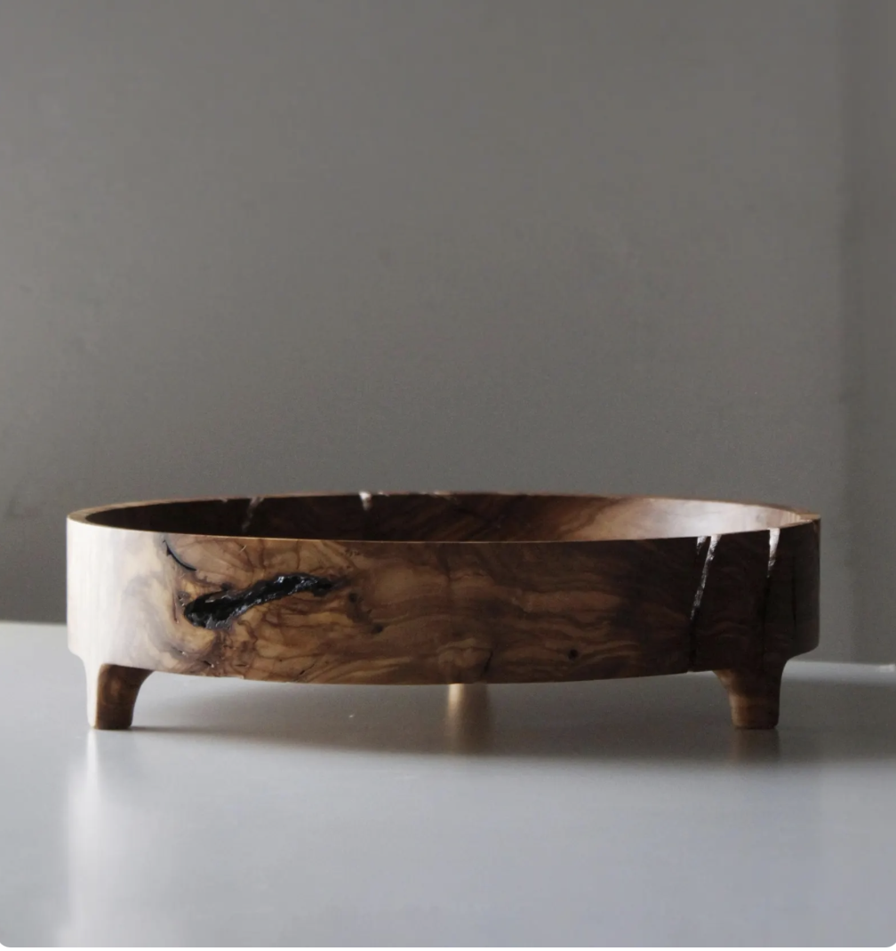 Hand Turned Olive Wood Bowl