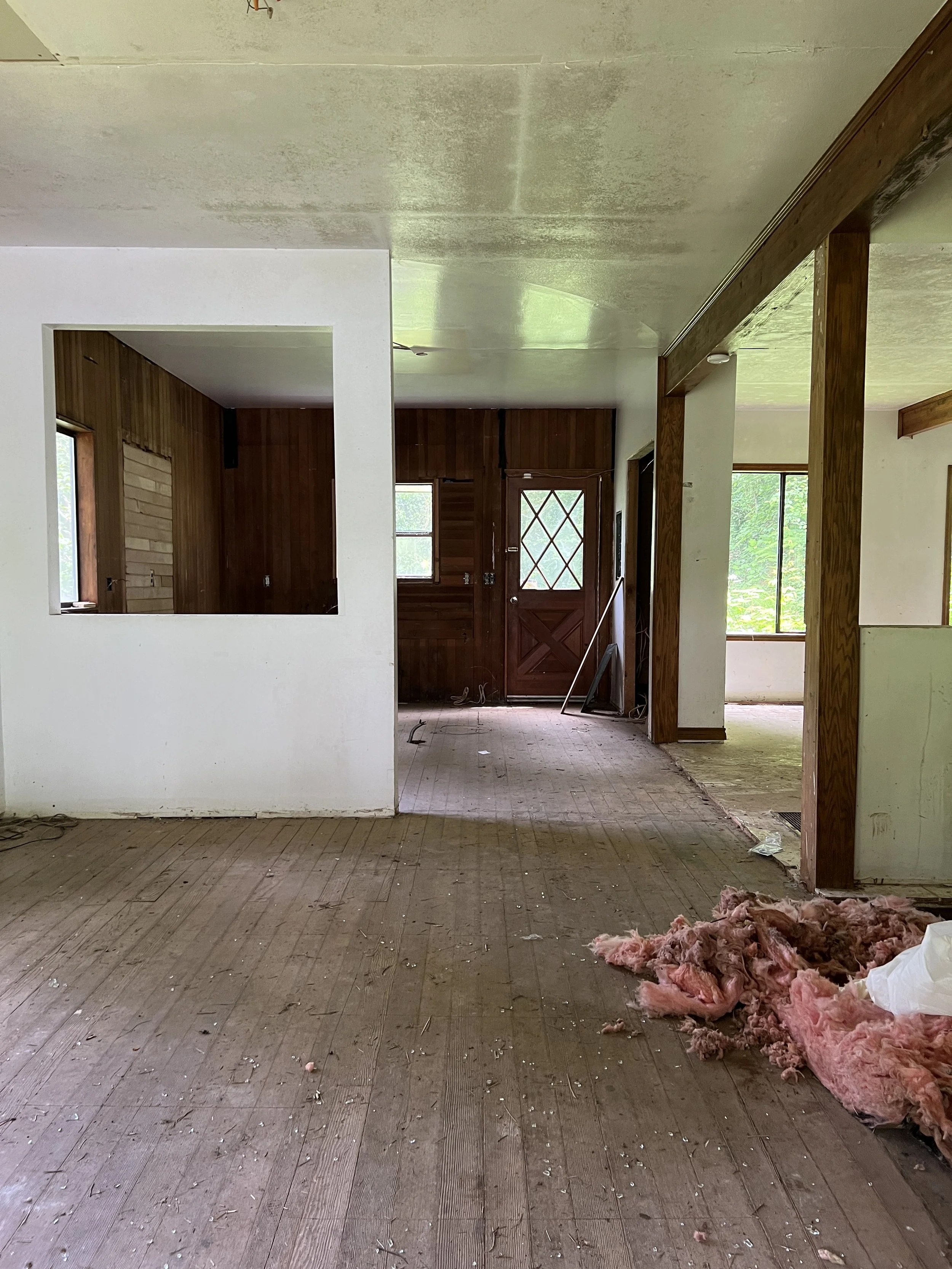 Before:  The kitchen area
