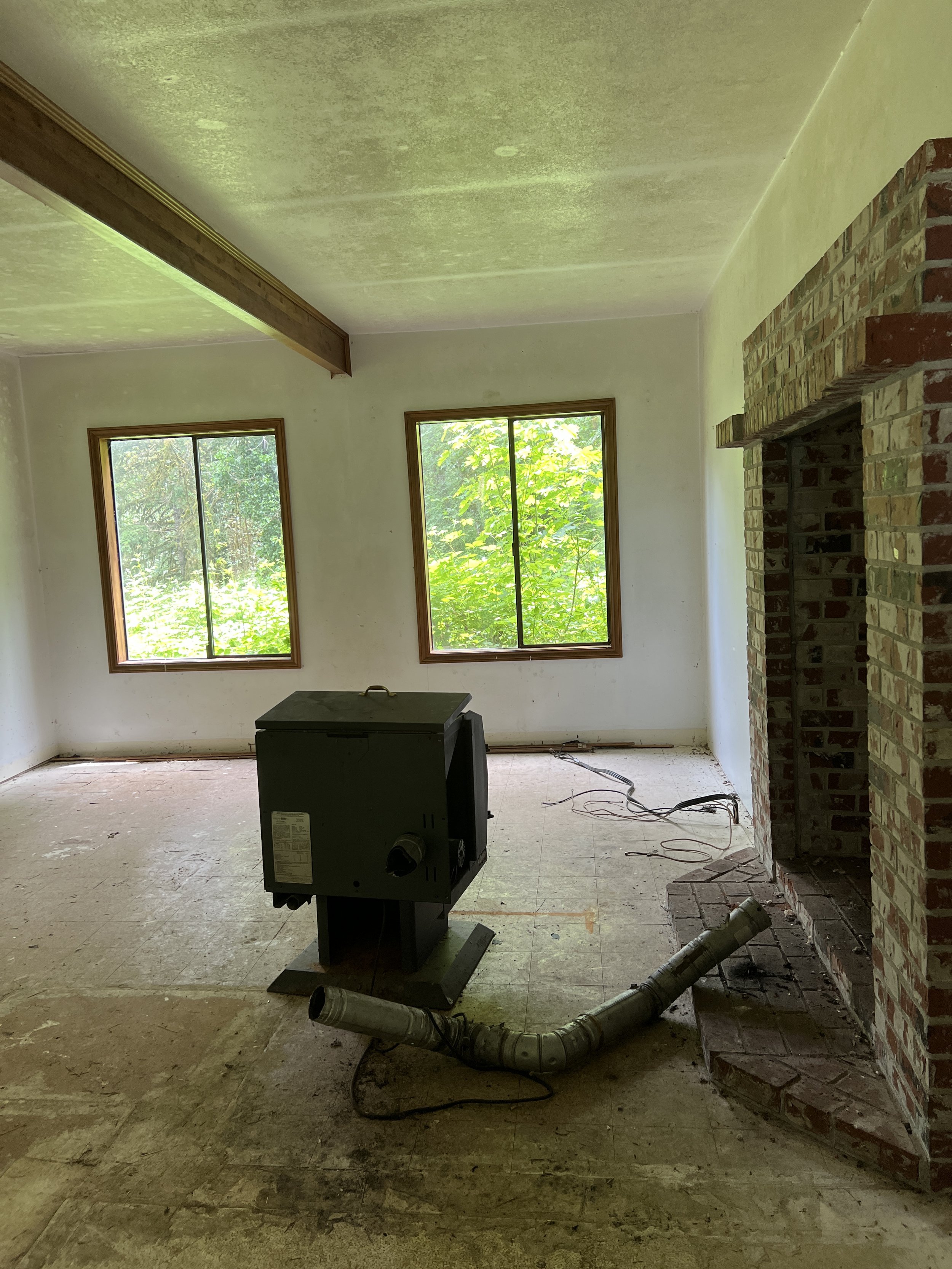 Before:  The living room