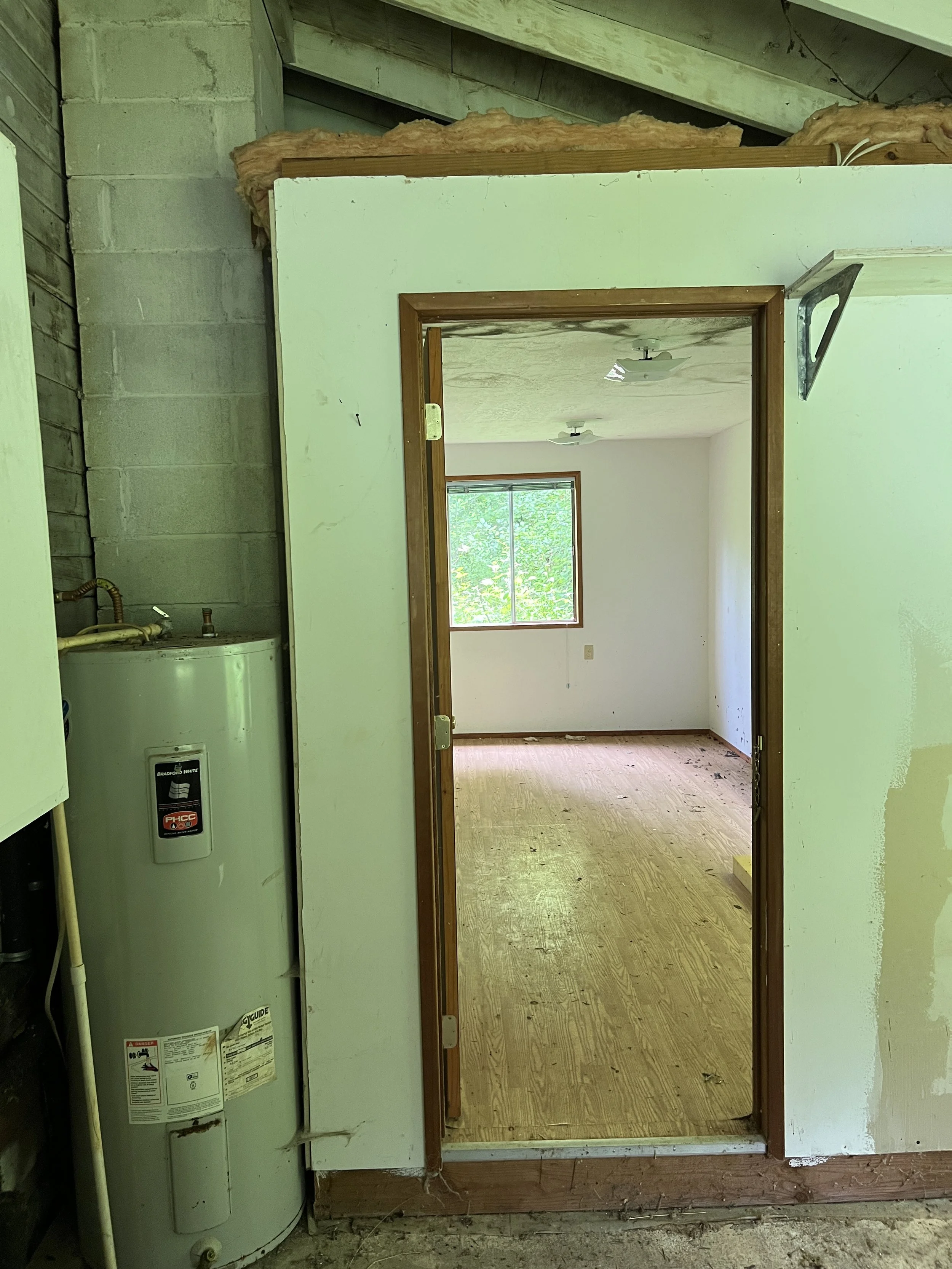 Before:  The den and bunk area