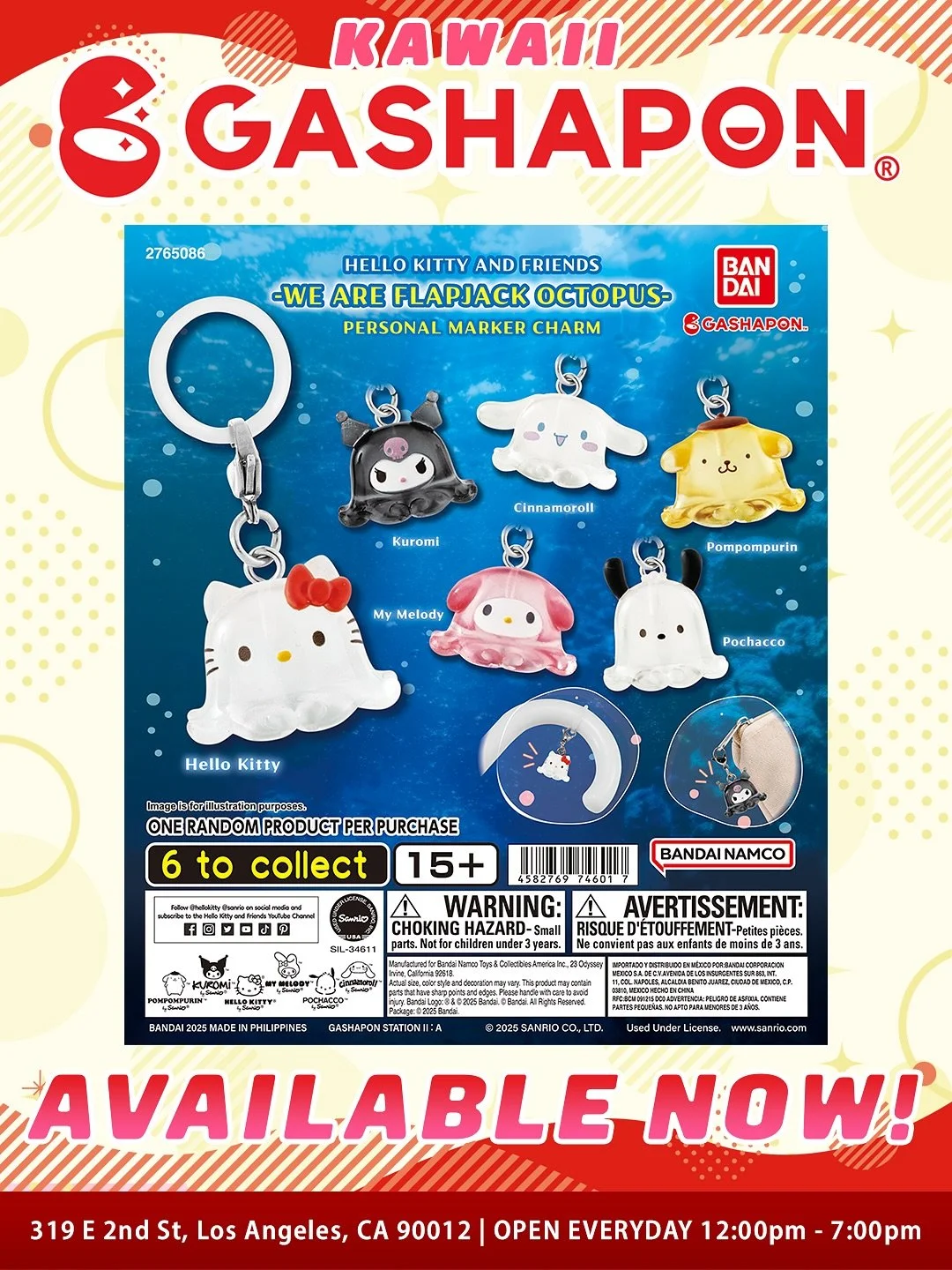 Our newly in-stock products at our kawaii Gashapon store!
#bandai #gashapon #littletokyo #losangeles #bandaigashapon #anime #littleakihabara #kawaiigashapon #kawaii