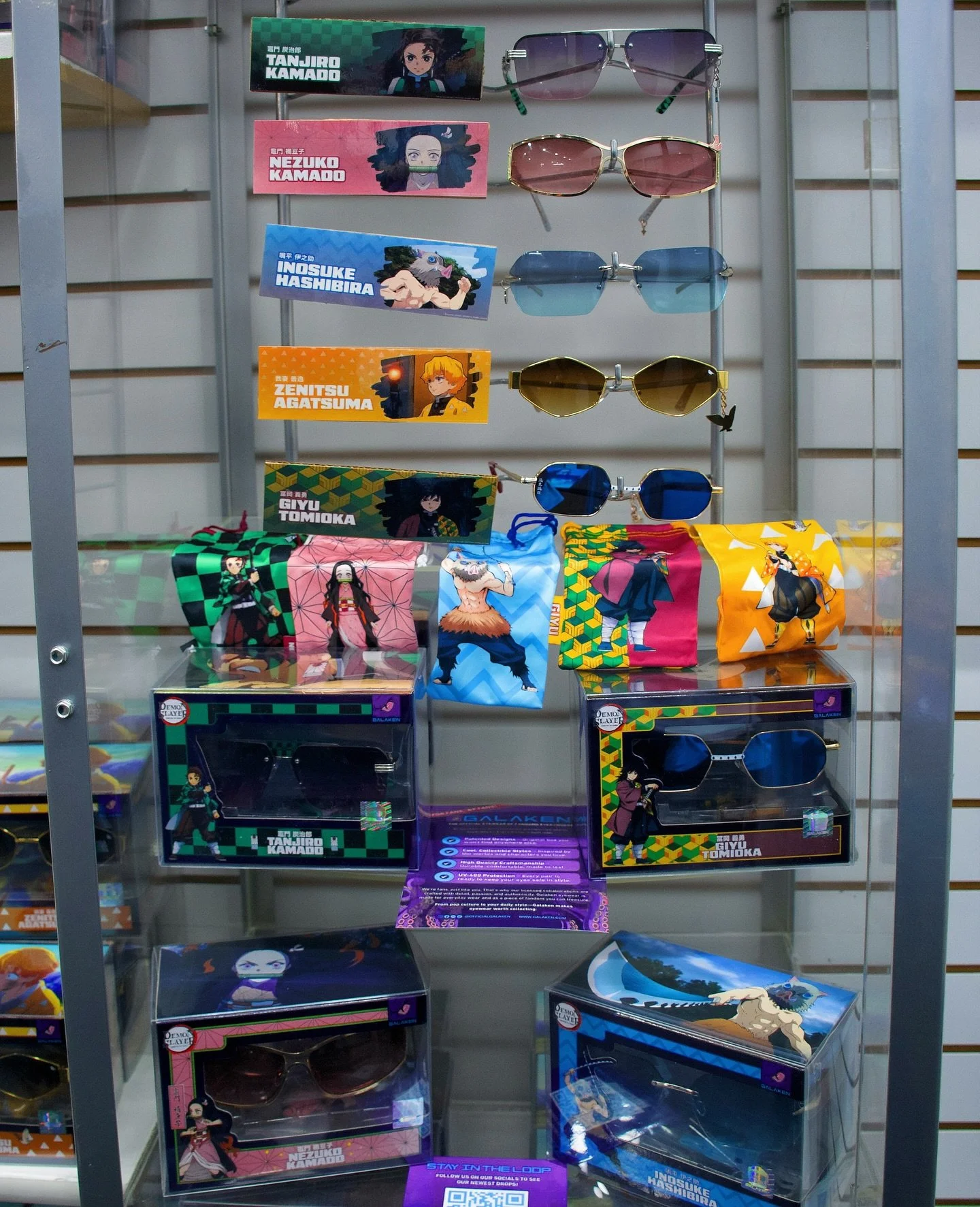 BACK IN STOCK!

Our best-selling glasses just got restocked! Grab your favorite pair of Demon Slayer Galaken eyewear at the Demon Slayer: Kimetsu no Yaiba Pop Up Shop before they&rsquo;re gone (again)!

EVENT: Demon Slayer: Kimetsu no Yaiba Pop Up Sh