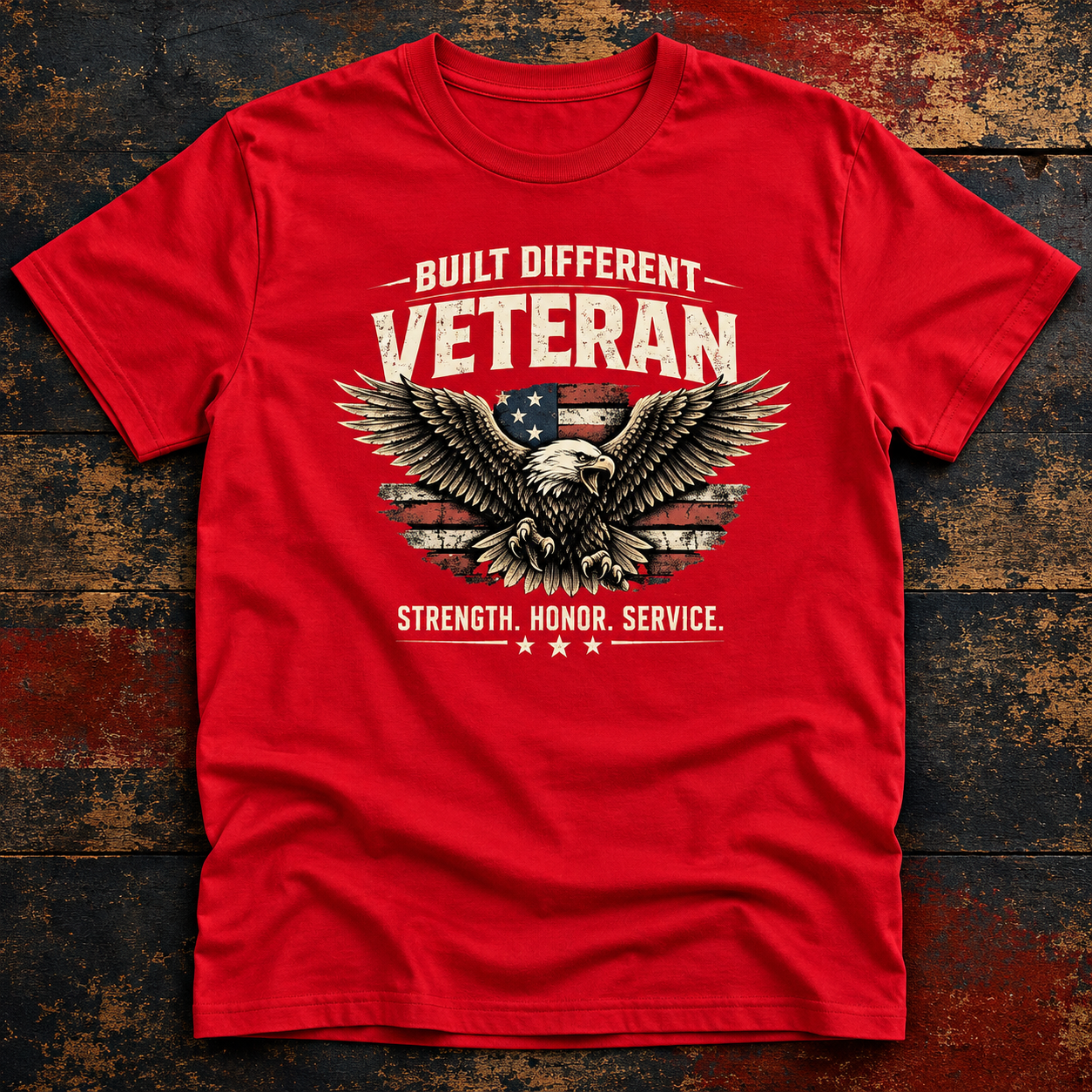 Built Different Veteran Tee