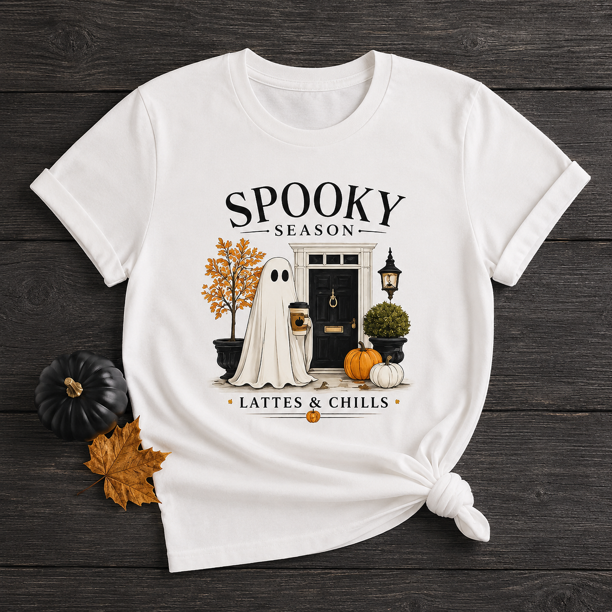 Latte Loving Ghost T-Shirt